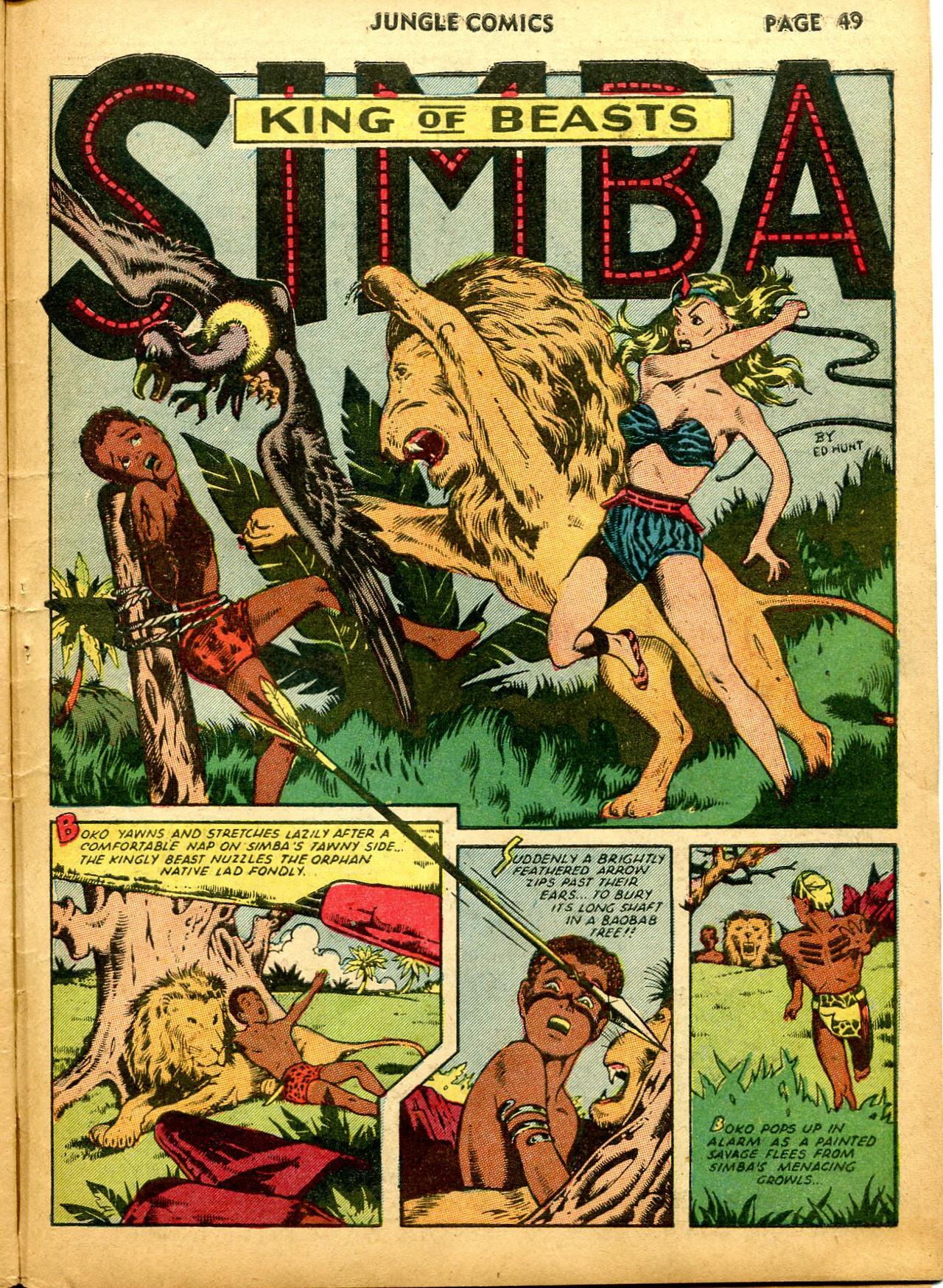 Read online Jungle Comics comic -  Issue #32 - 52