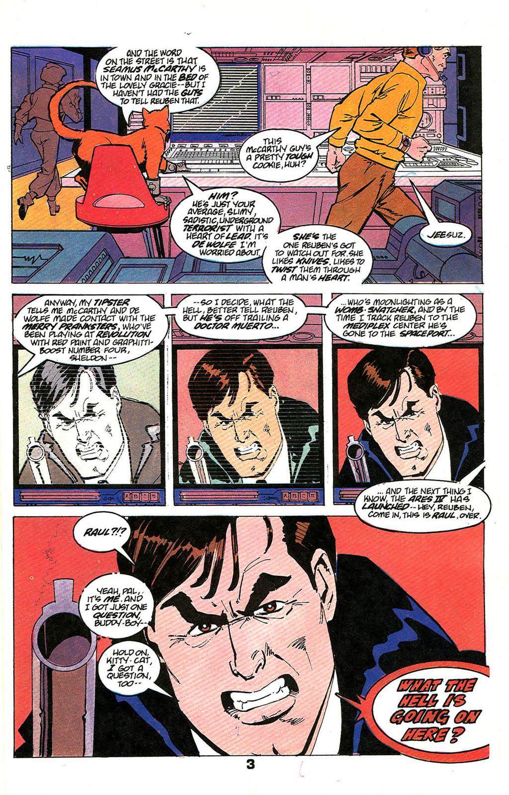 Read online American Flagg! comic -  Issue #49 - 5
