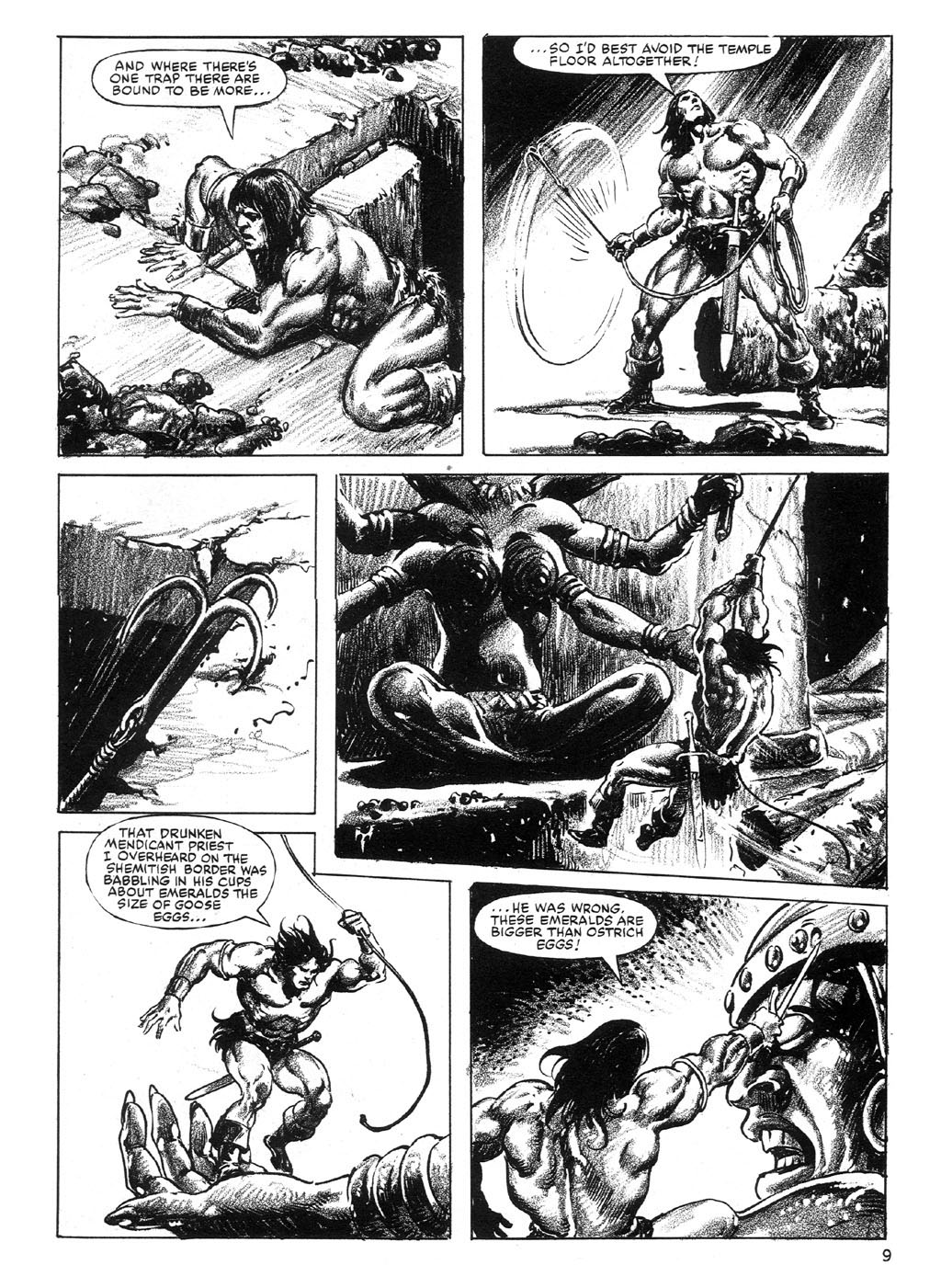 Read online The Savage Sword Of Conan comic -  Issue #89 - 9