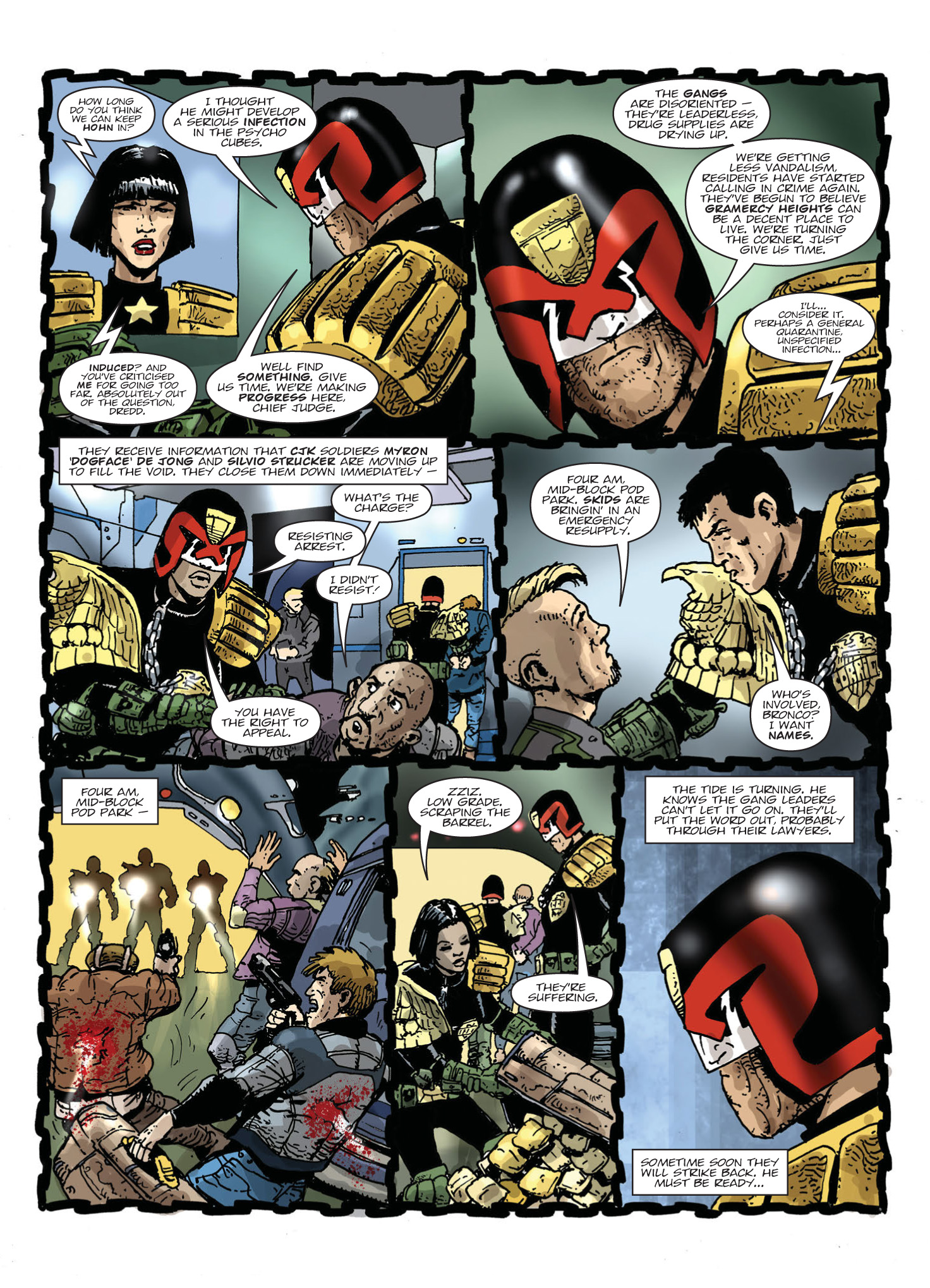 Read online Judge Dredd Megazine (Vol. 5) comic -  Issue #396 - 110