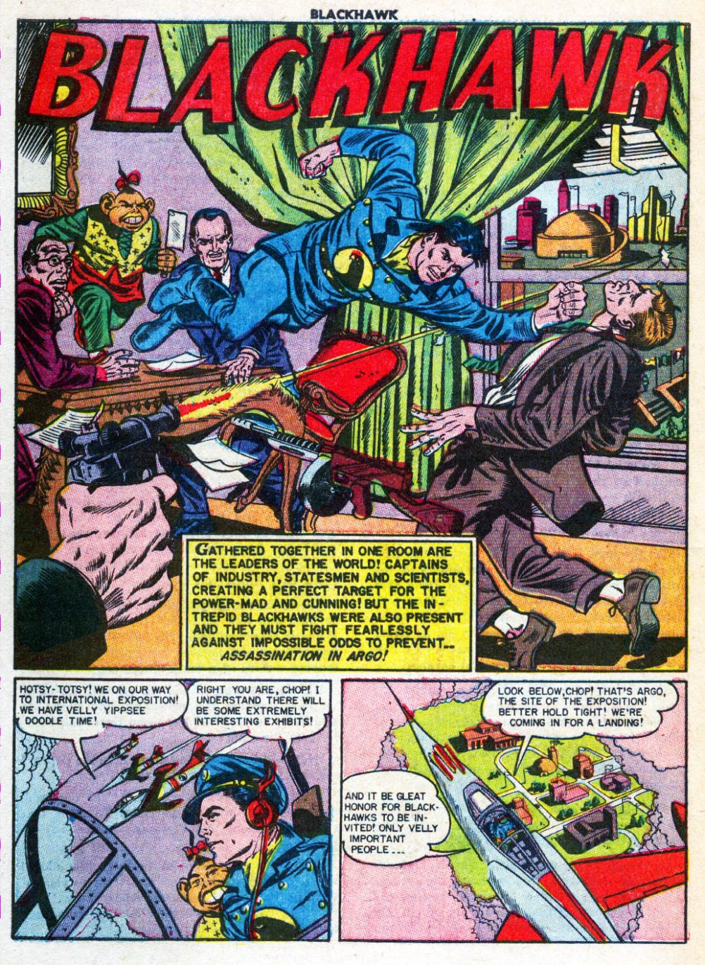 Read online Blackhawk (1957) comic -  Issue #41 - 42