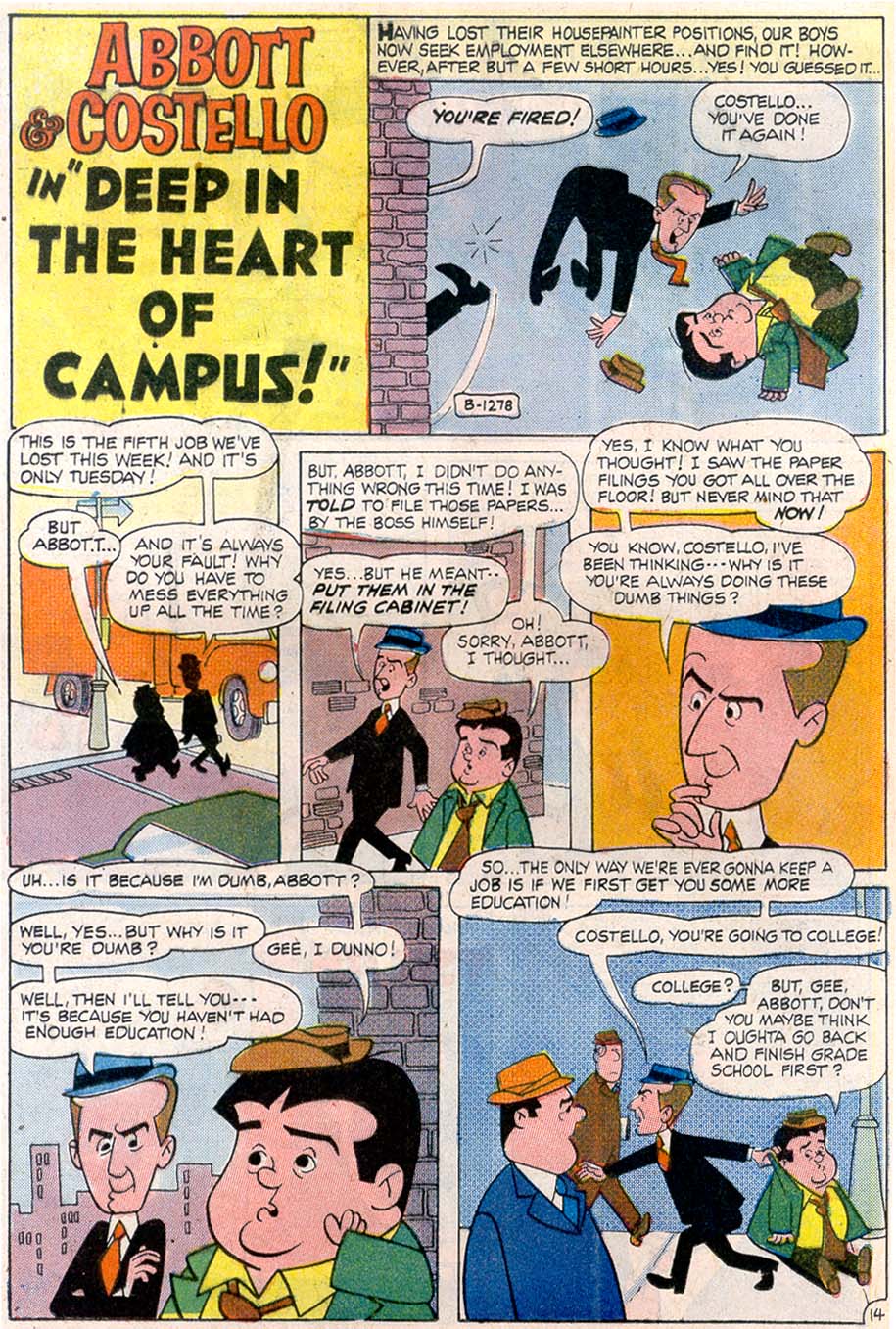 Read online Abbott & Costello comic -  Issue #1 - 15