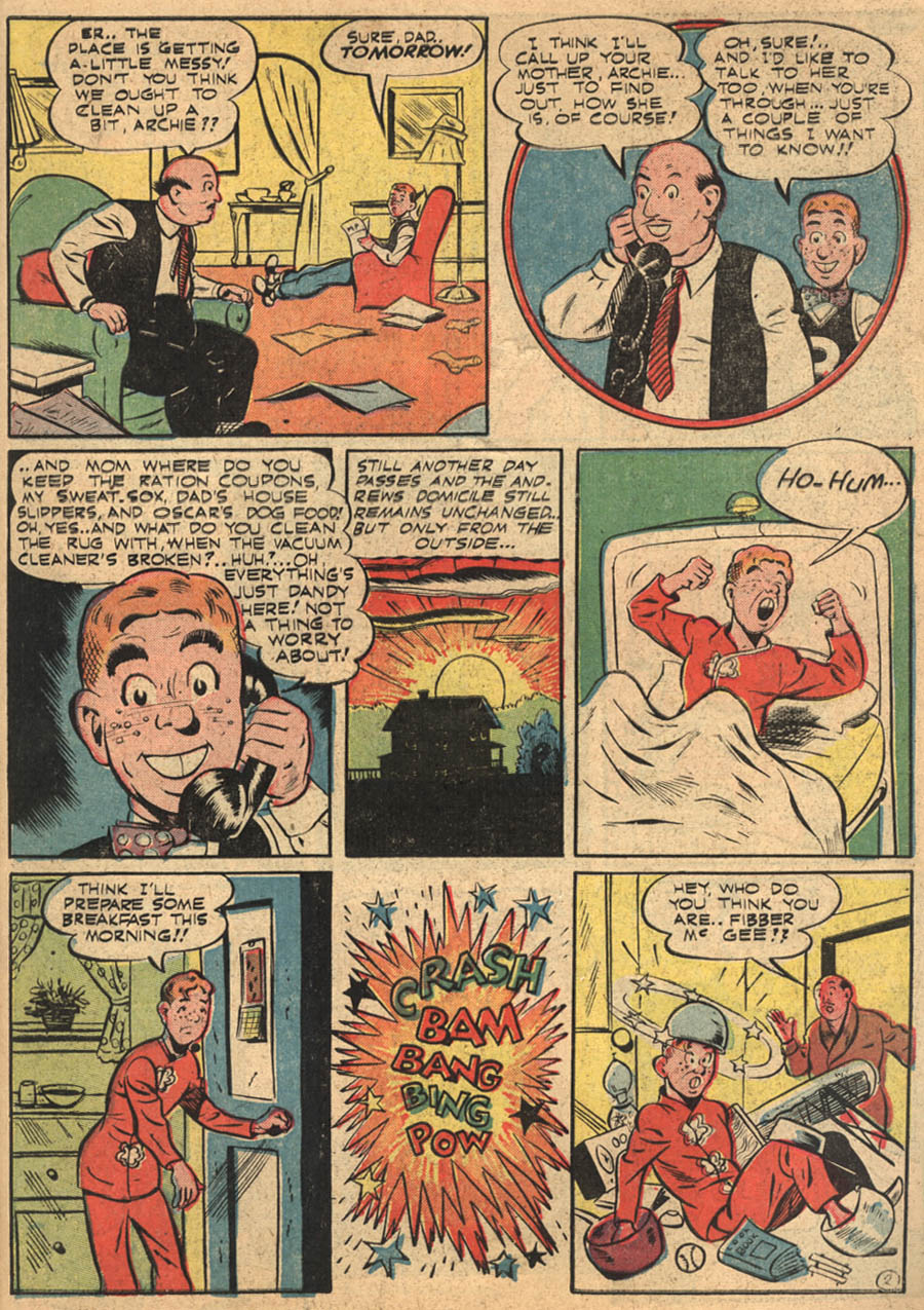 Read online Pep Comics comic -  Issue #40 - 49