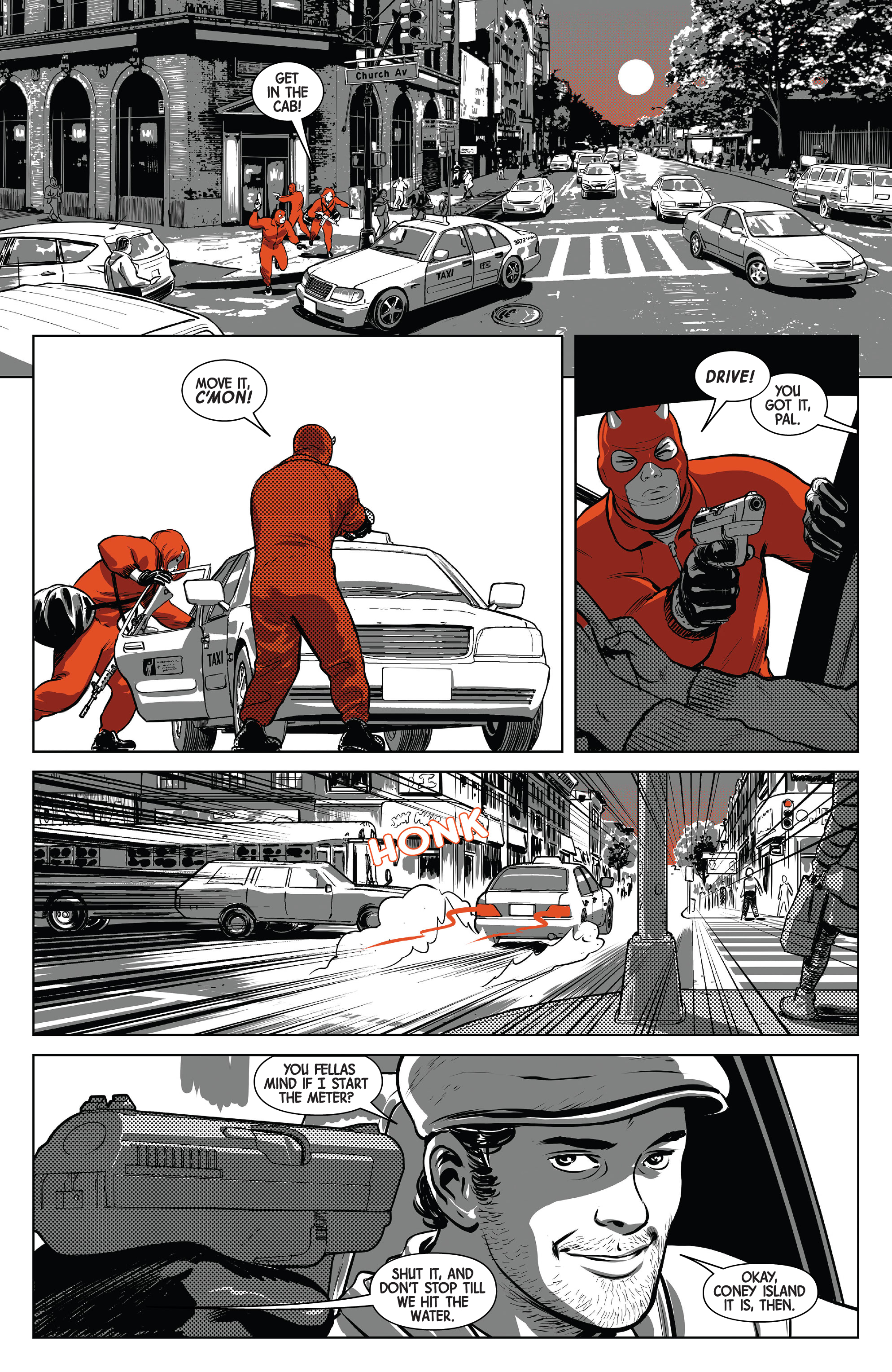 Read online Moon Knight: Black, White & Blood comic -  Issue #3 - 5