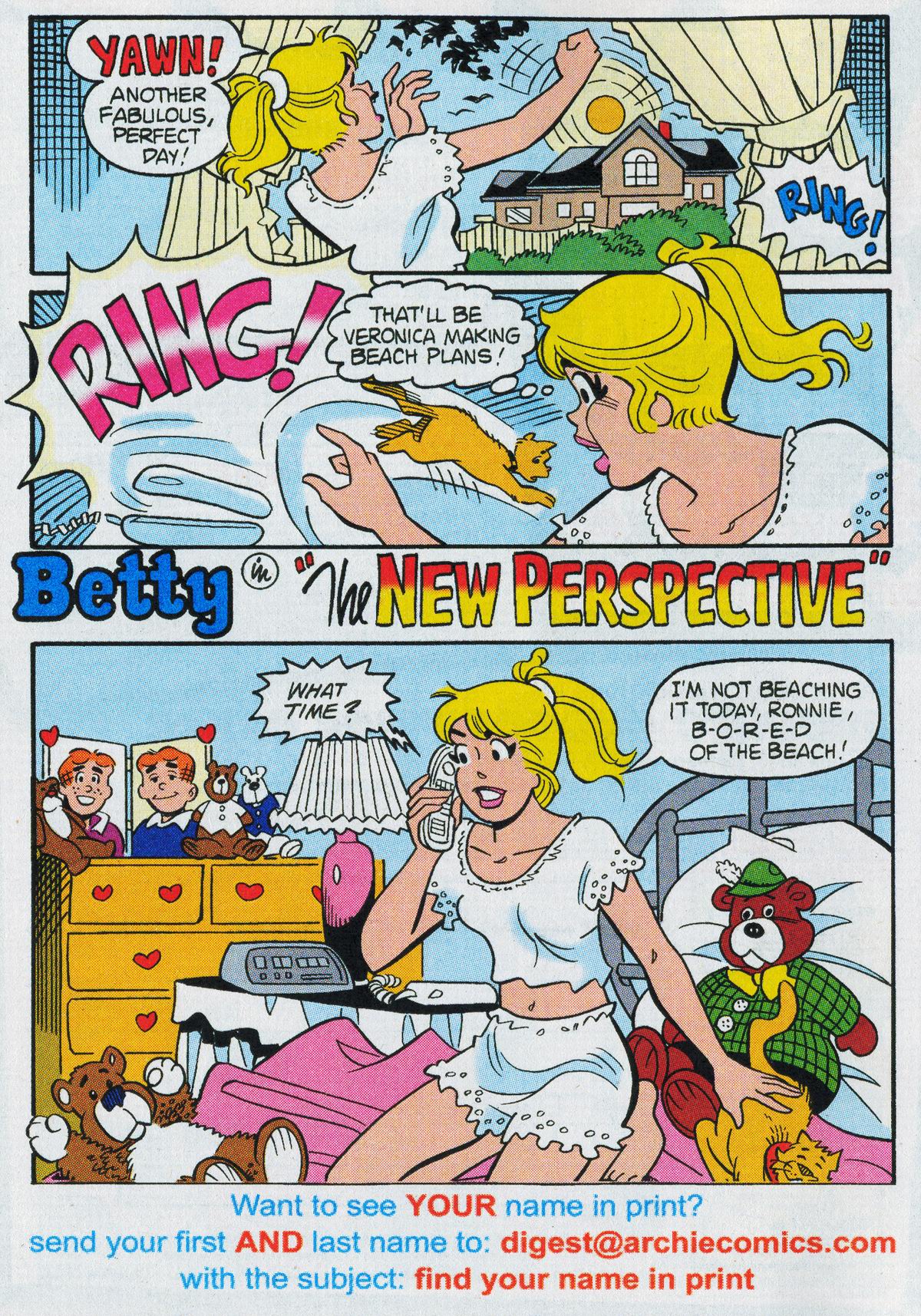 Read online Betty and Veronica Digest Magazine comic -  Issue #157 - 61