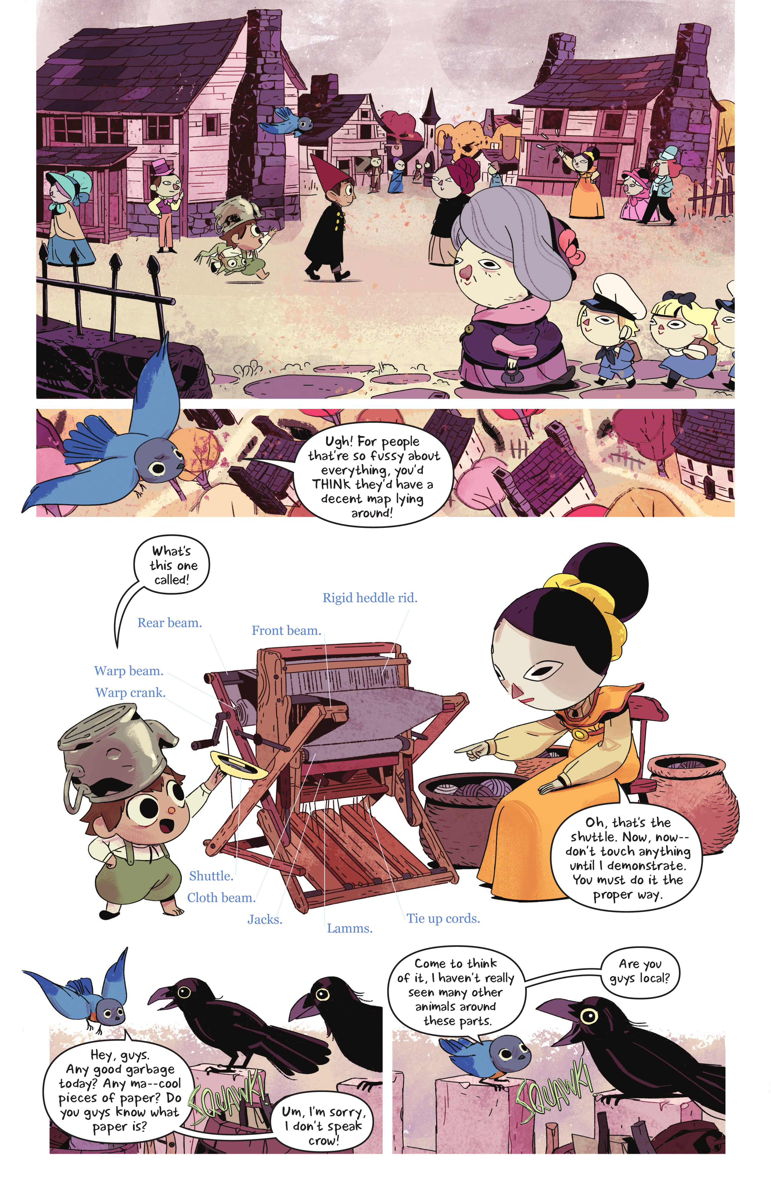 Read online Over the Garden Wall: Hollow Town comic -  Issue # TPB - 40