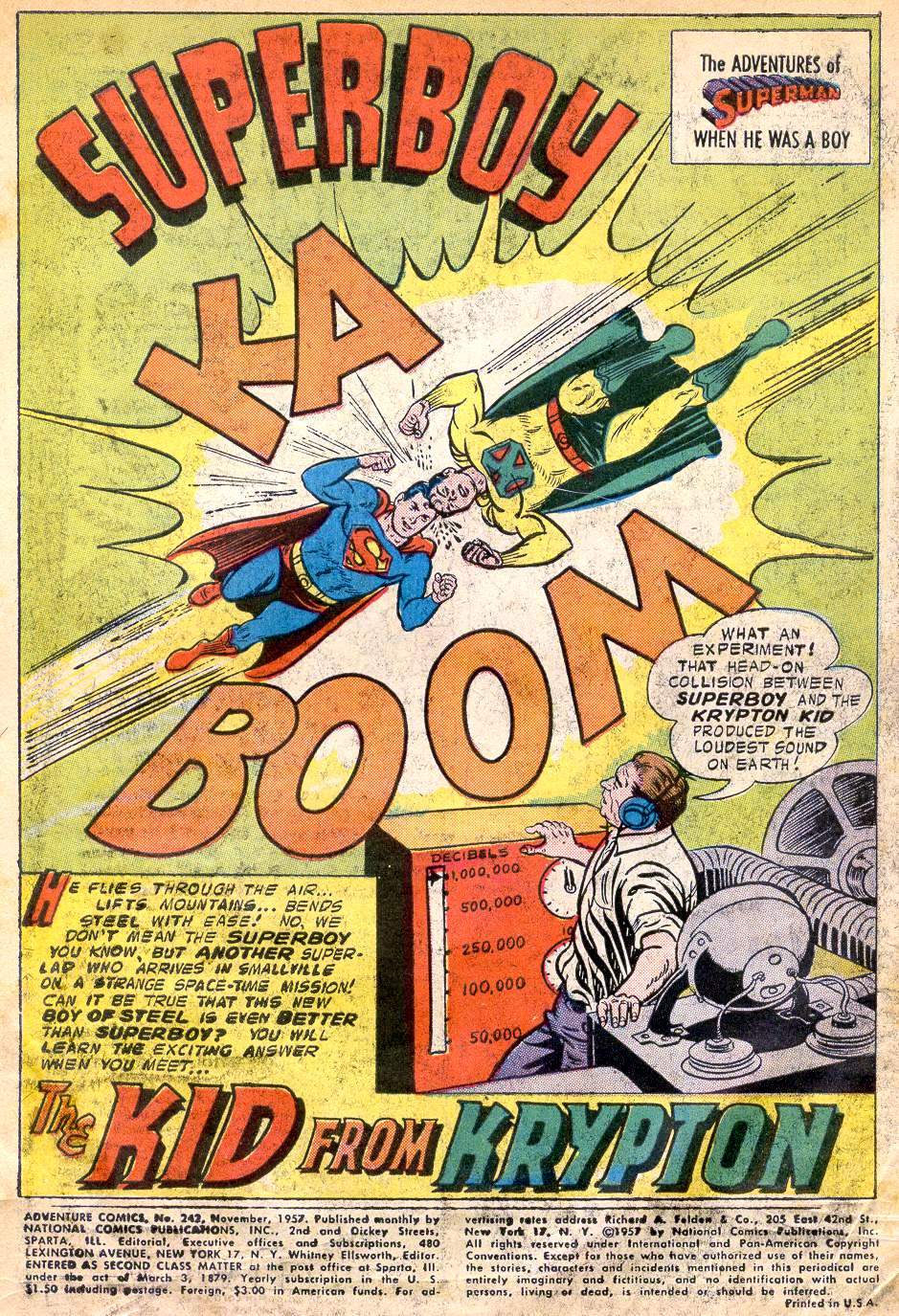 Adventure Comics (1938) 242 Page 2