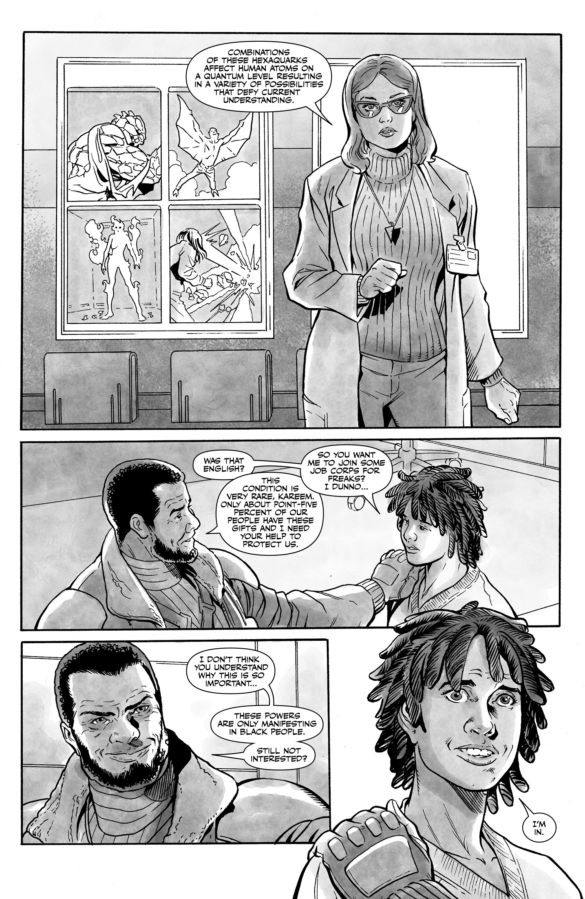 Read online Black comic -  Issue #1 - 21