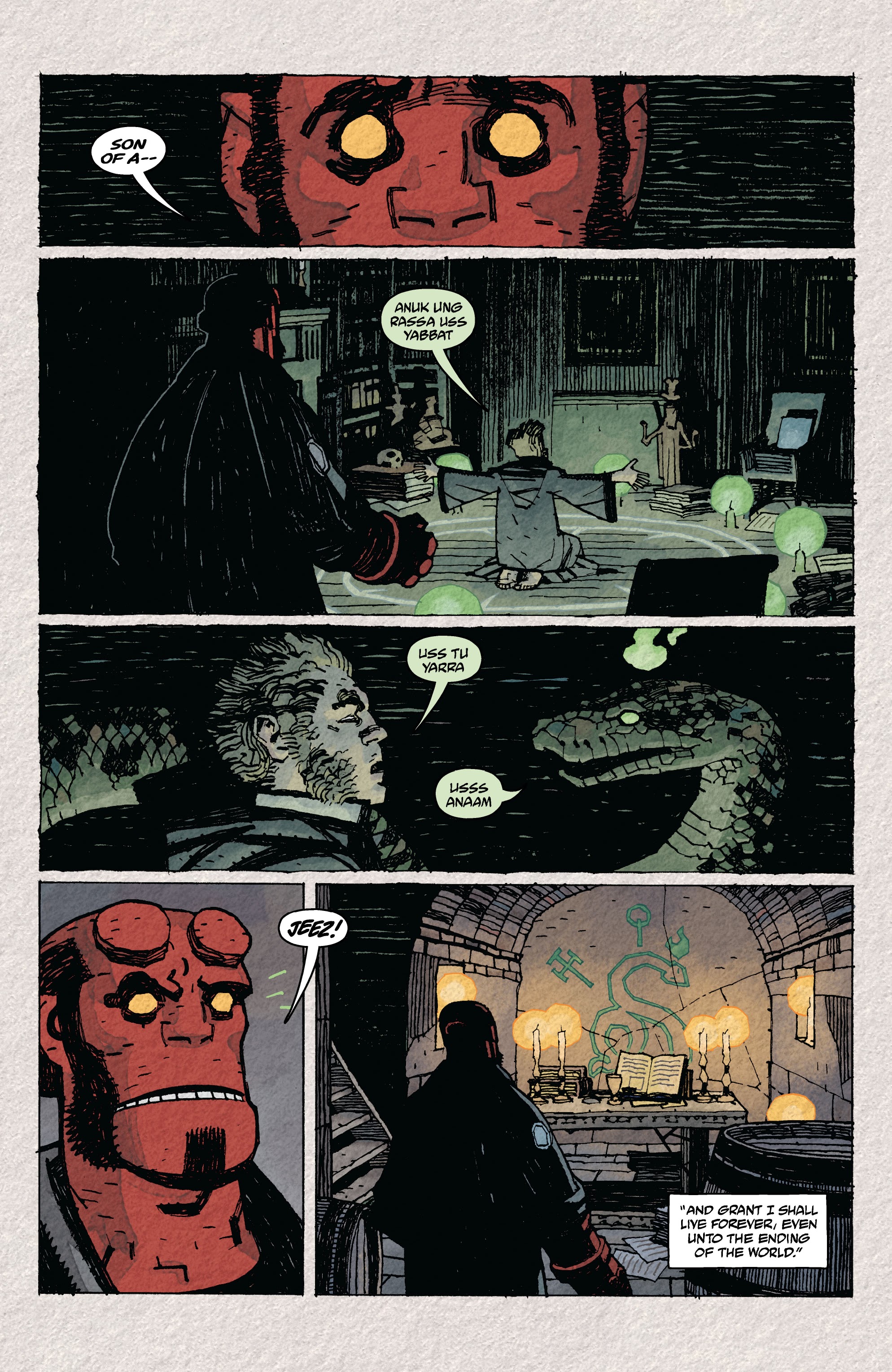 Read online Hellboy and the B.P.R.D.: Old Man Whittier comic -  Issue # Full - 16