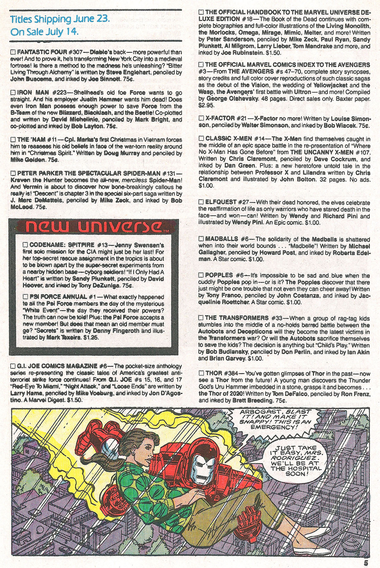Read online Marvel Age comic -  Issue #54 - 7