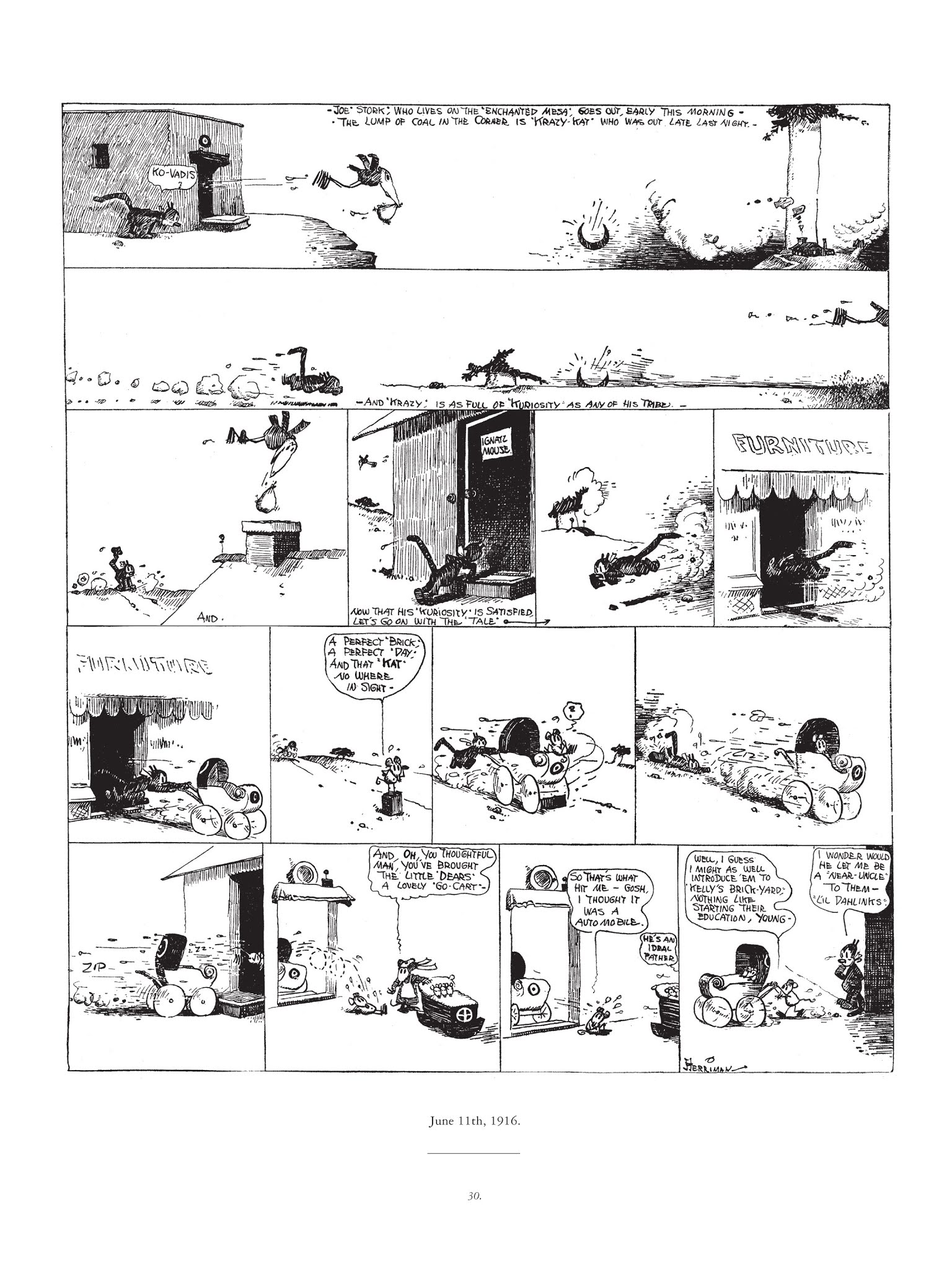 Read online Krazy & Ignatz comic -  Issue # TPB 1 - 30