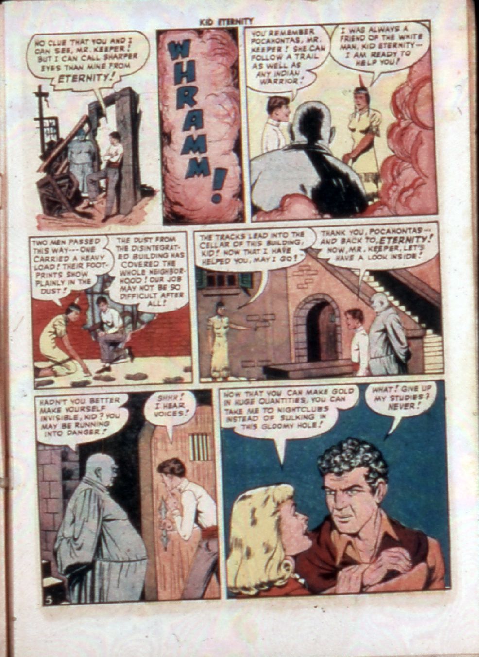 Read online Kid Eternity (1946) comic -  Issue #10 - 7