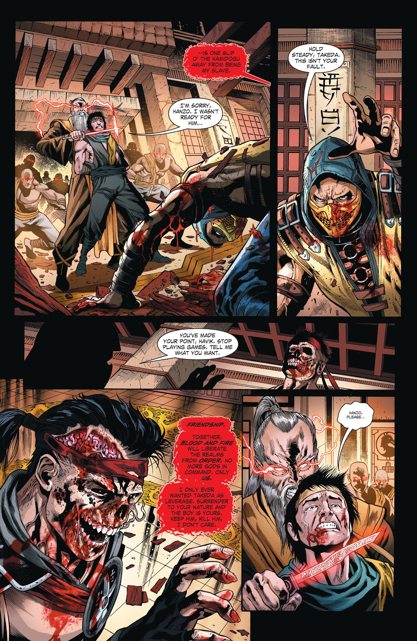 Read online Mortal Kombat X [I] comic -  Issue # _TPB 2 - 121