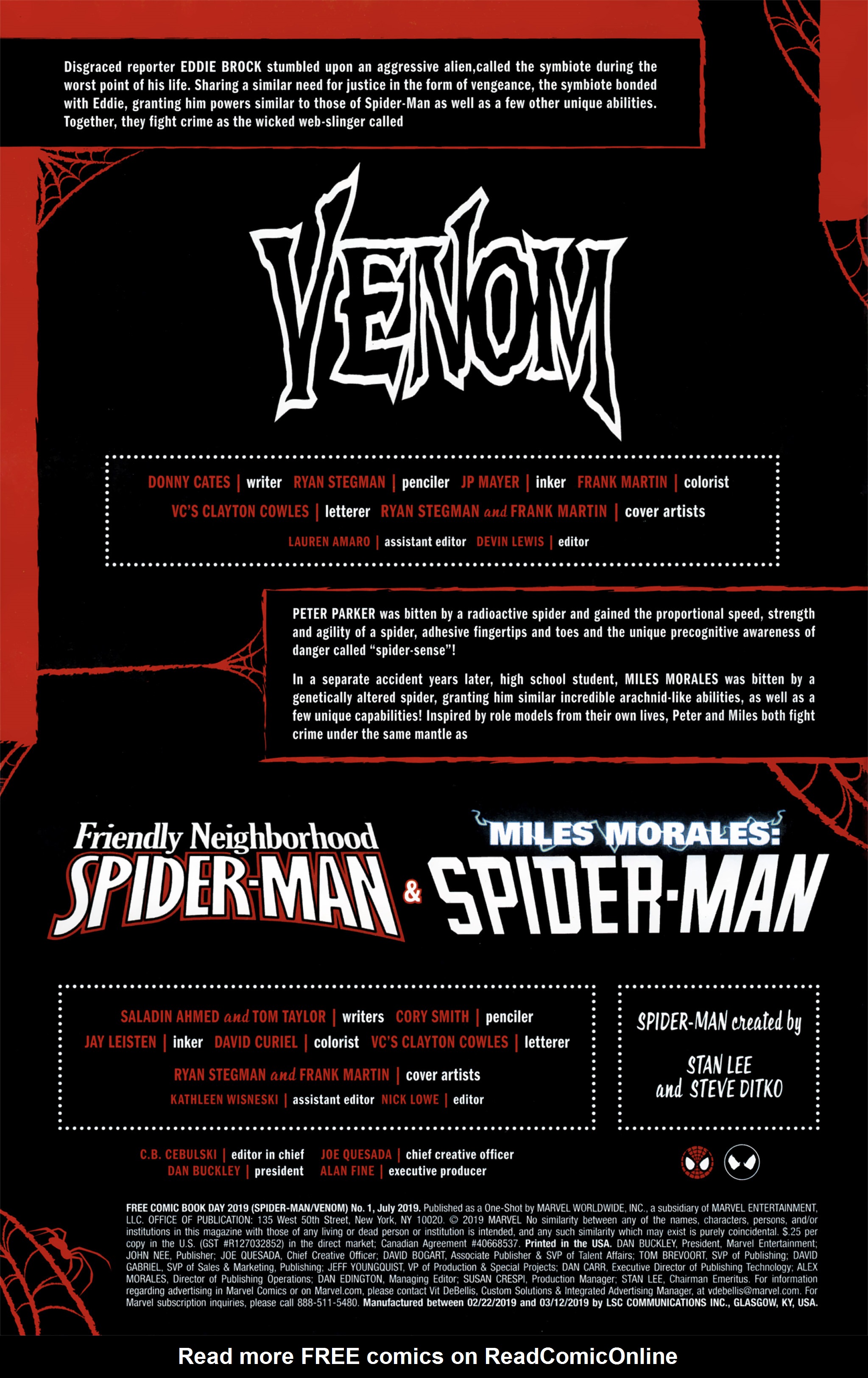 Read online Free Comic Book Day 2019 comic -  Issue # Spider-Man - 21