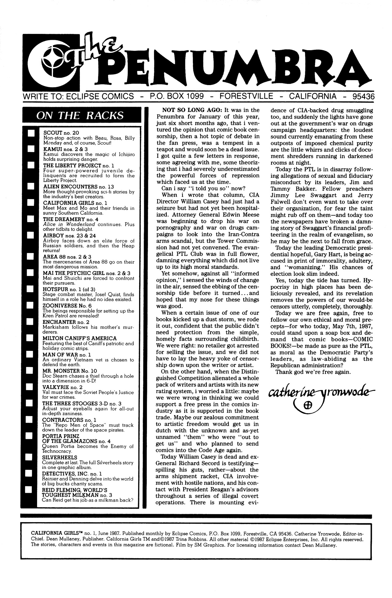 Read online California Girls comic -  Issue #1 - 2