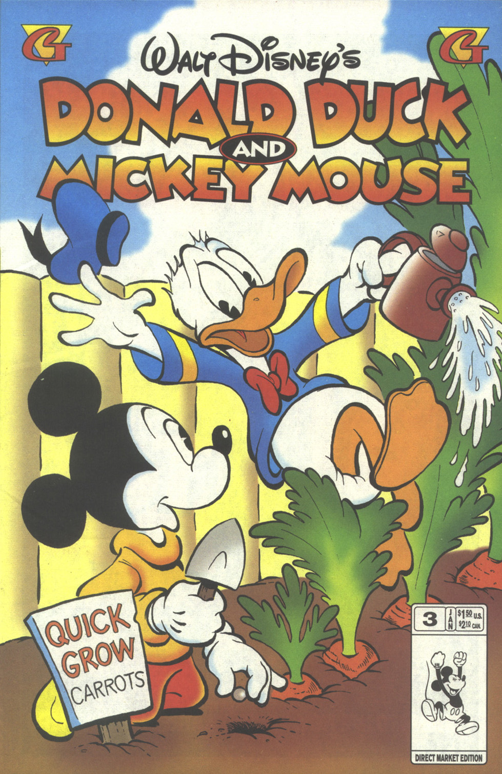 Read online Walt Disney's Donald Duck and Mickey Mouse comic -  Issue #3 - 1