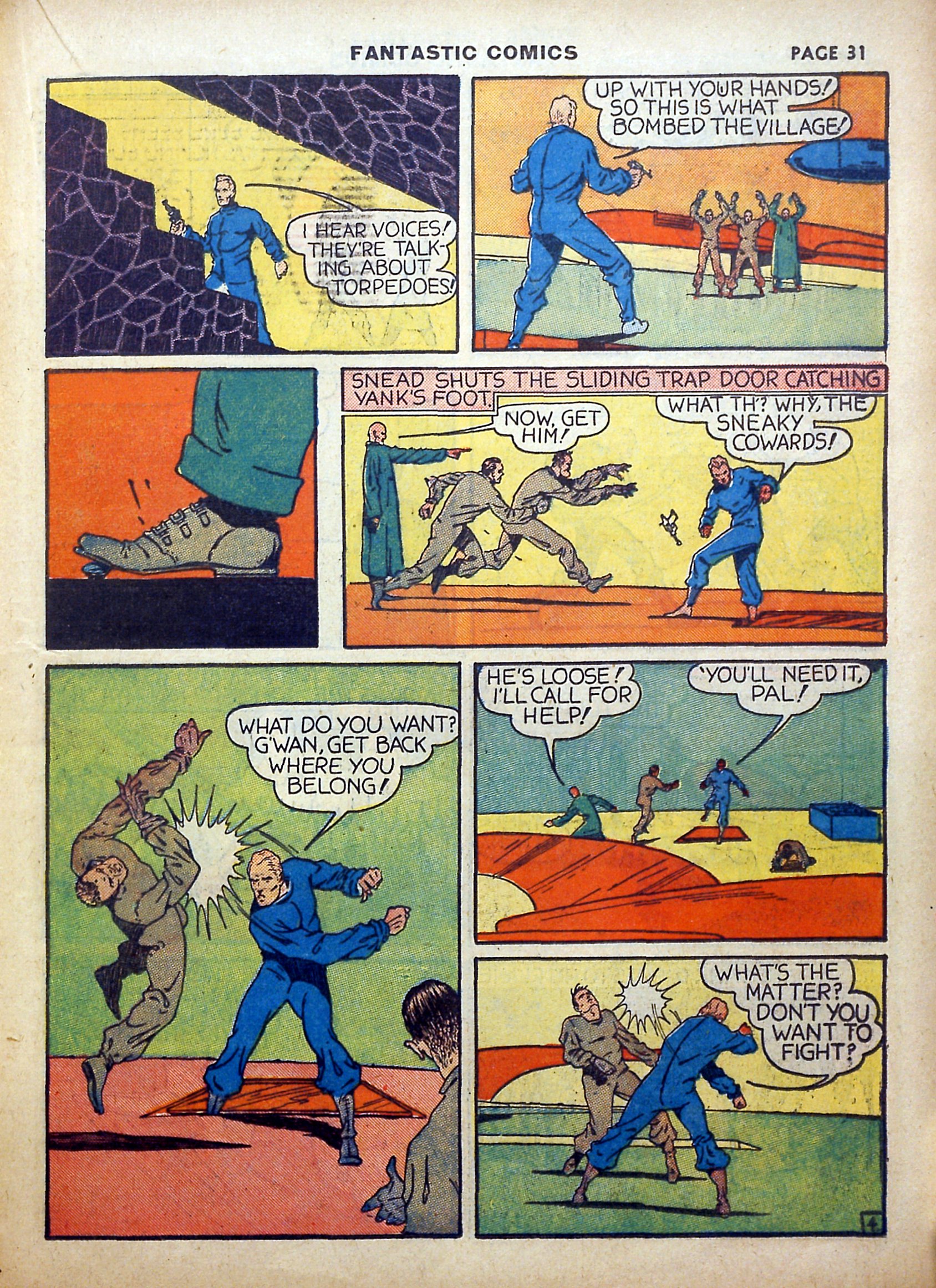 Read online Fantastic Comics comic -  Issue #5 - 32