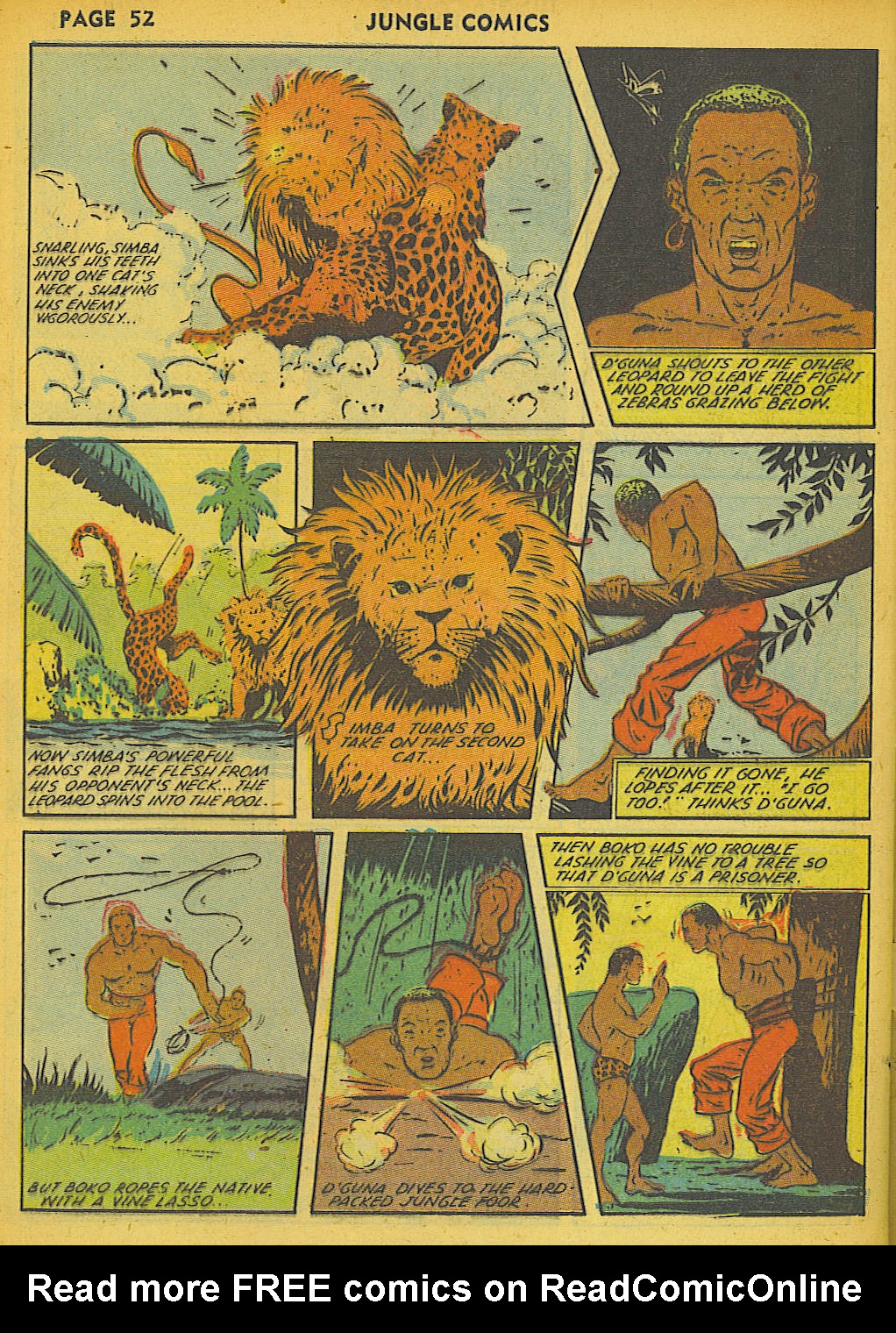 Read online Jungle Comics comic -  Issue #36 - 55