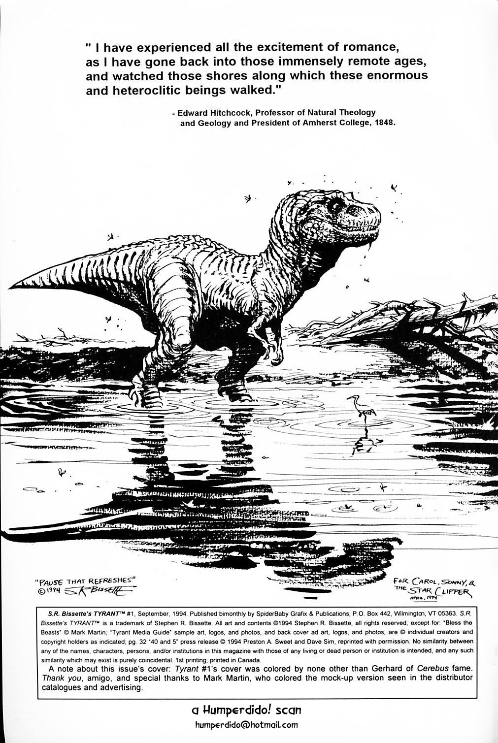 Read online S.R. Bissette's Tyrant comic -  Issue #1 - 2