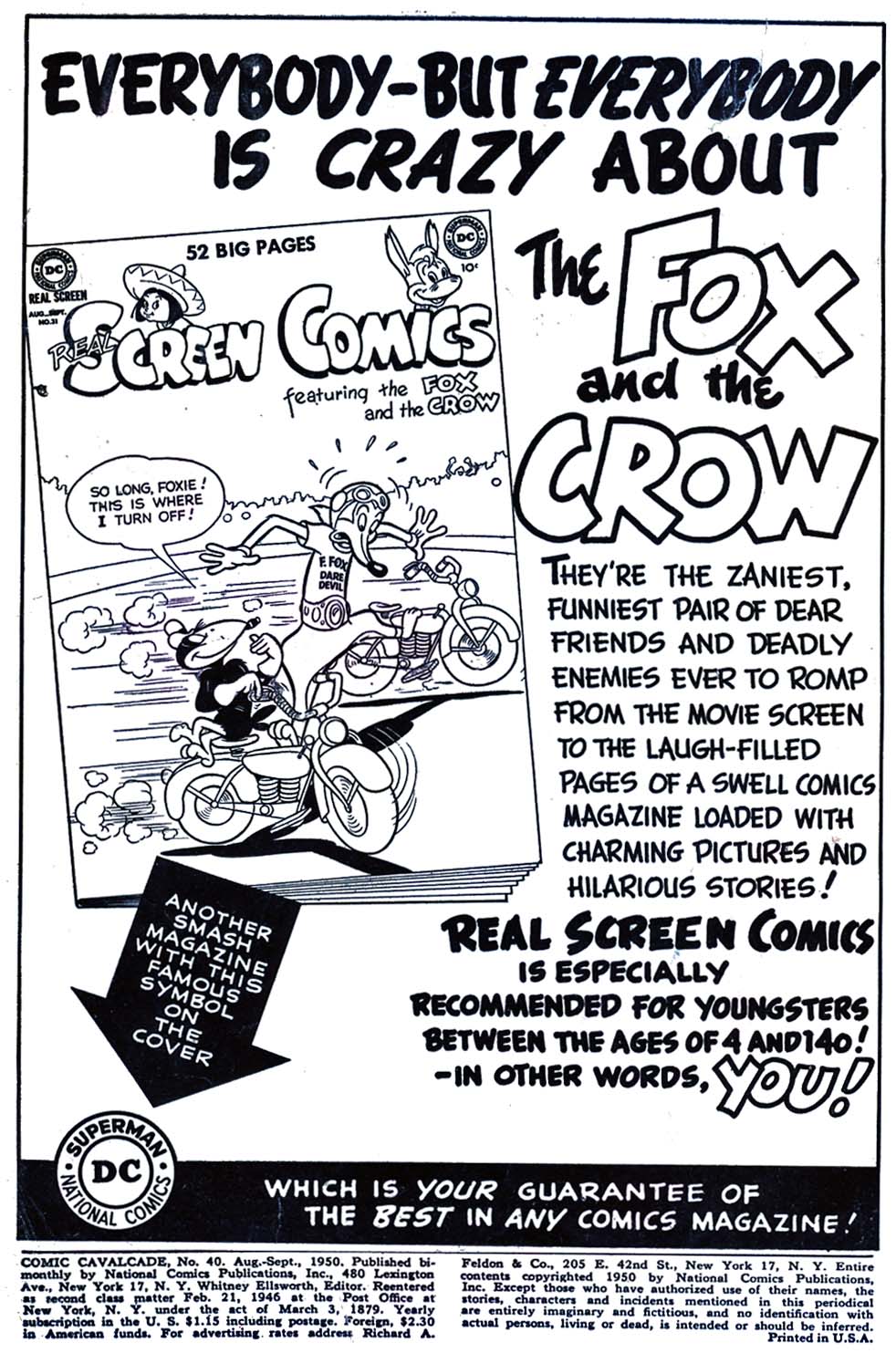 Read online Comic Cavalcade comic -  Issue #40 - 2