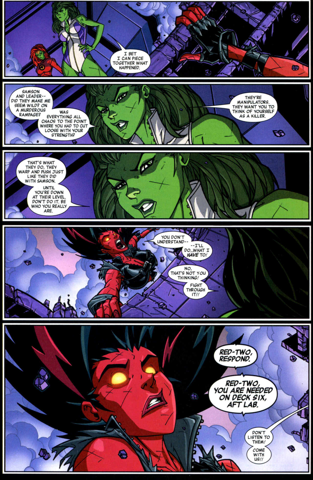 Read online Fall of the Hulks: The Savage She-Hulks comic -  Issue #2 - 23
