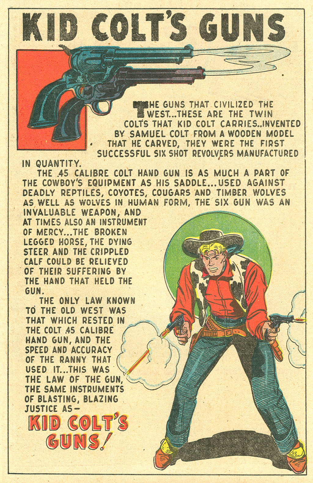 Read online Kid Colt Outlaw comic -  Issue #1 - 14