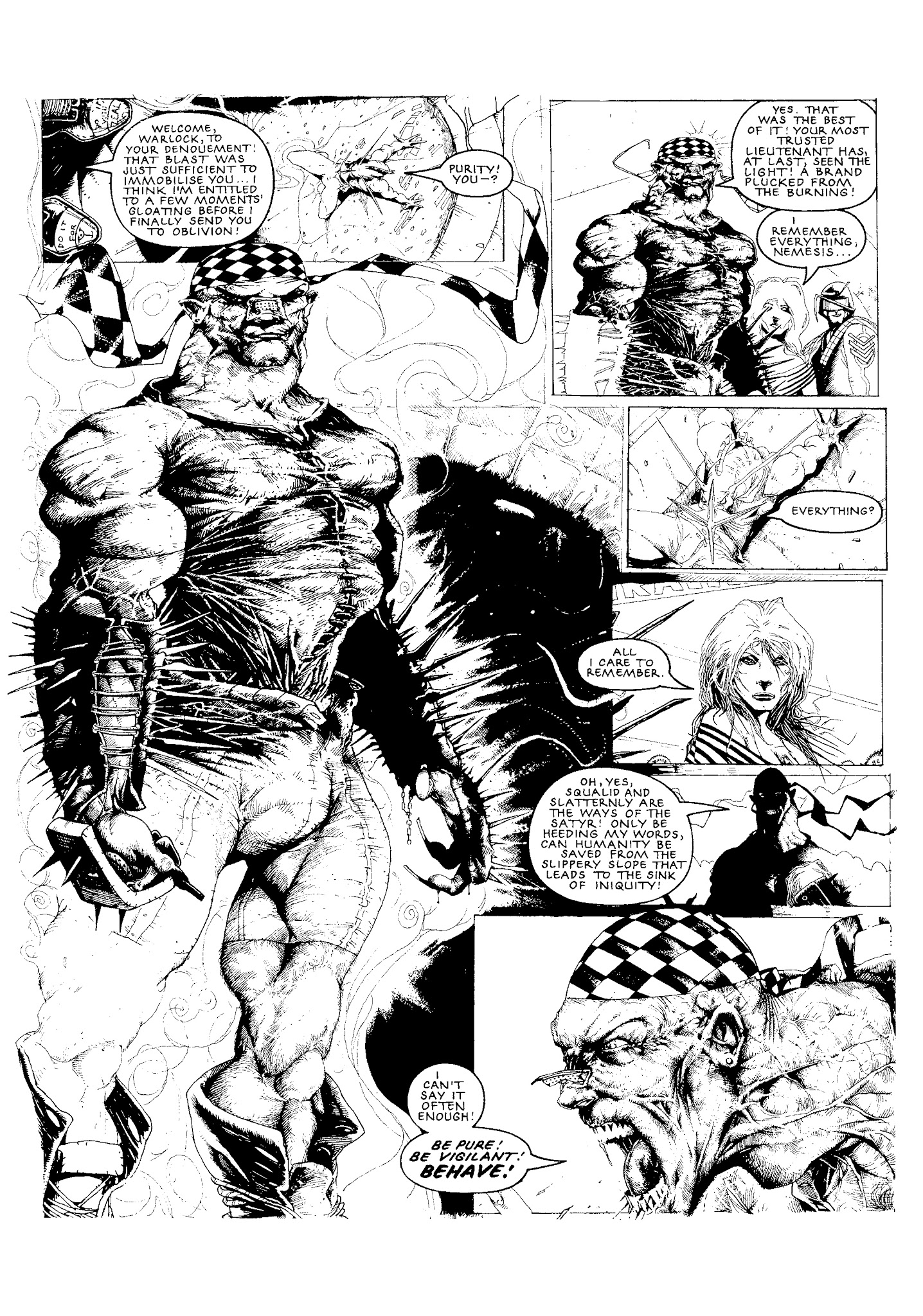 Read online The Complete Nemesis The Warlock comic -  Issue # TPB 3 - 105