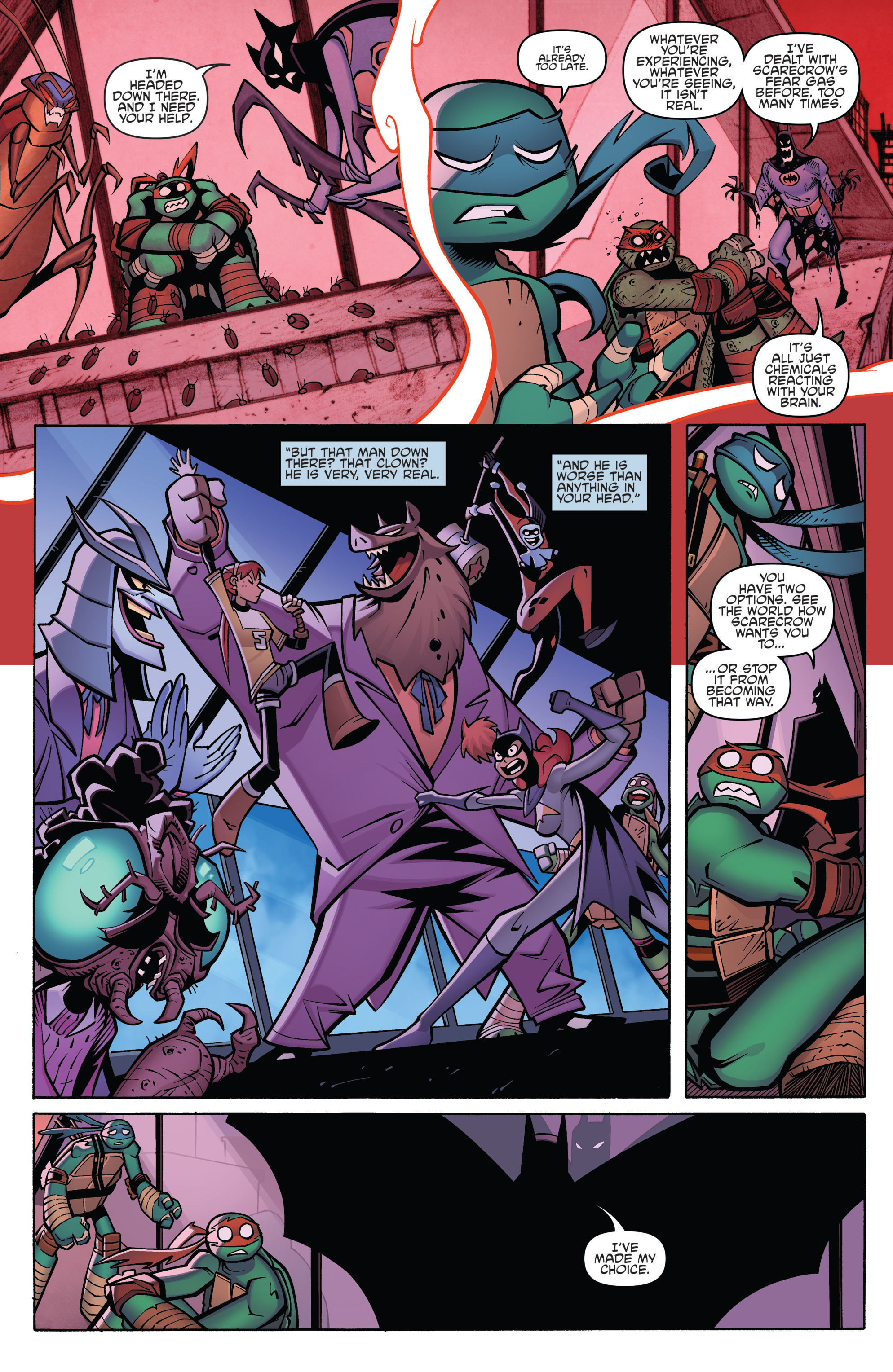 Read online Batman/Teenage Mutant Ninja Turtles Adventure comic -  Issue #4 - 17