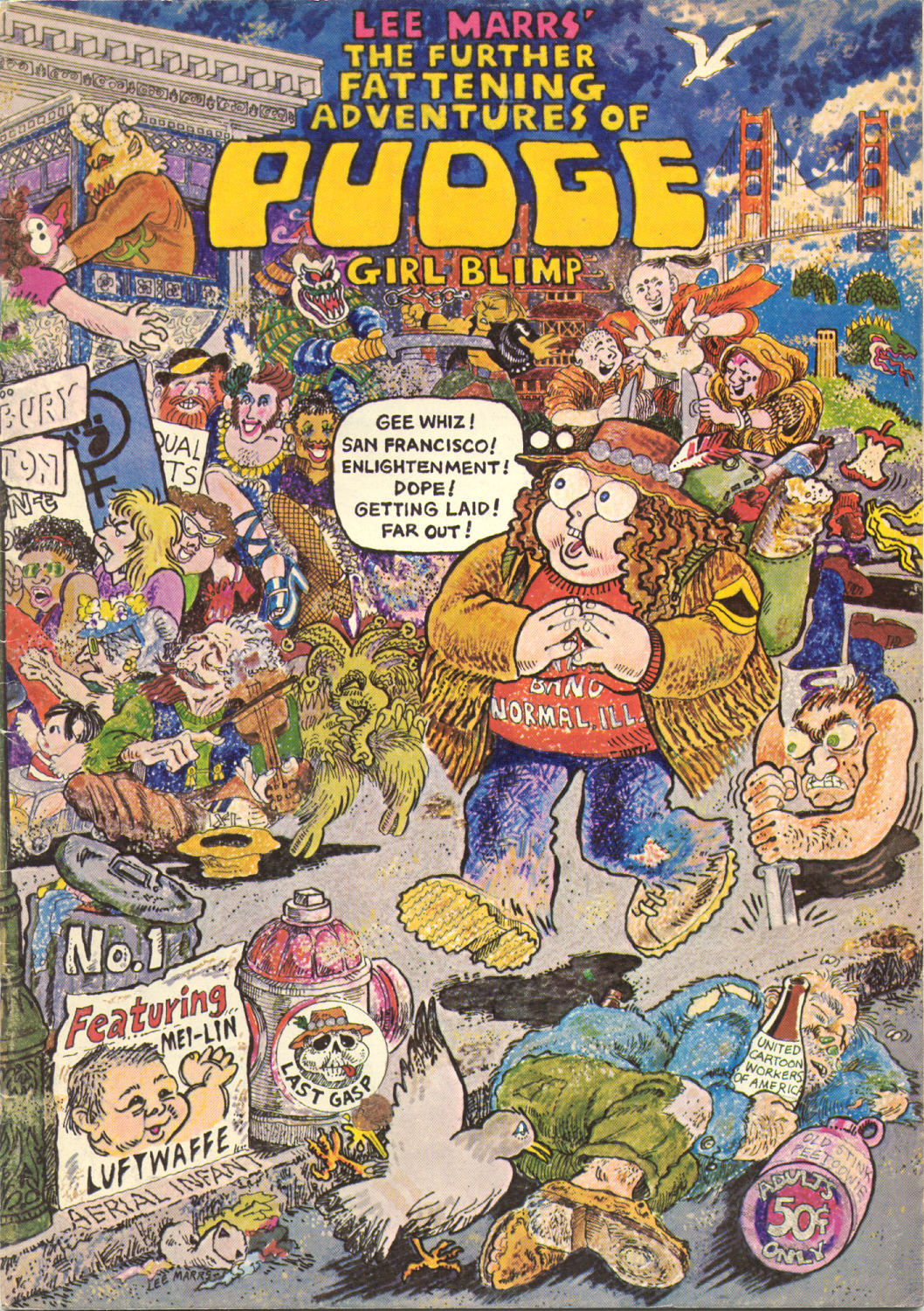 Read online The Further Fattening Adventures of Pudge, Girl Blimp comic -  Issue #1 - 1