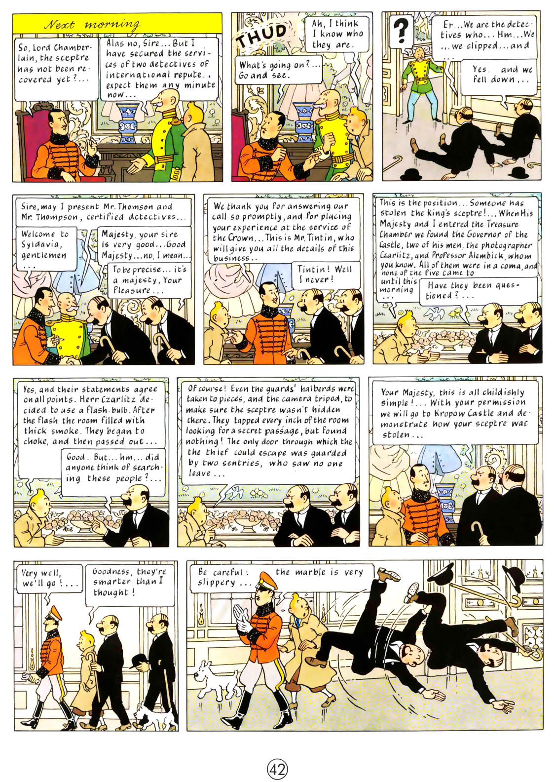 Read online The Adventures of Tintin comic -  Issue #8 - 45