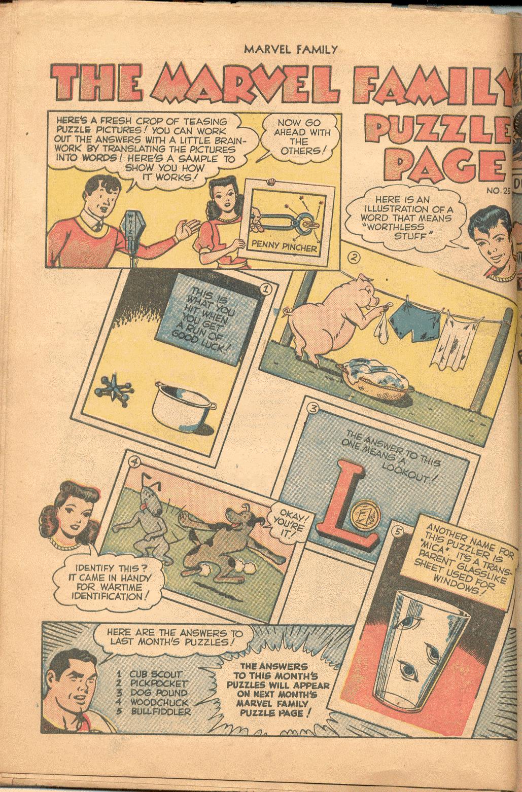 Read online The Marvel Family comic -  Issue #45 - 34