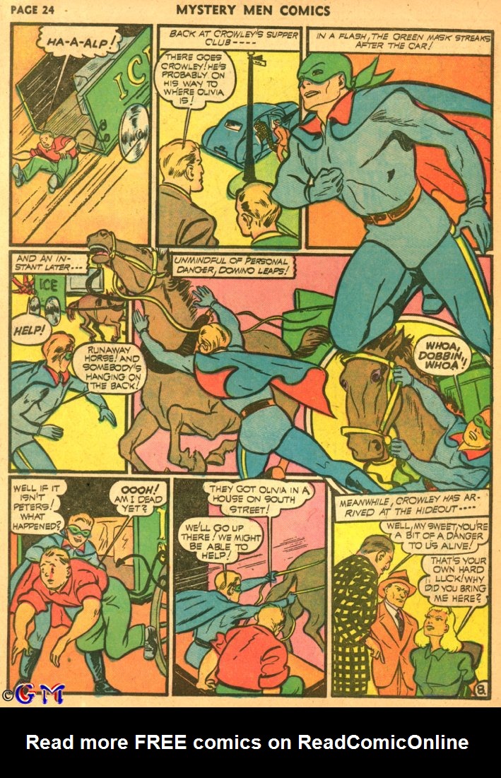 Read online Mystery Men Comics comic -  Issue #25 - 26