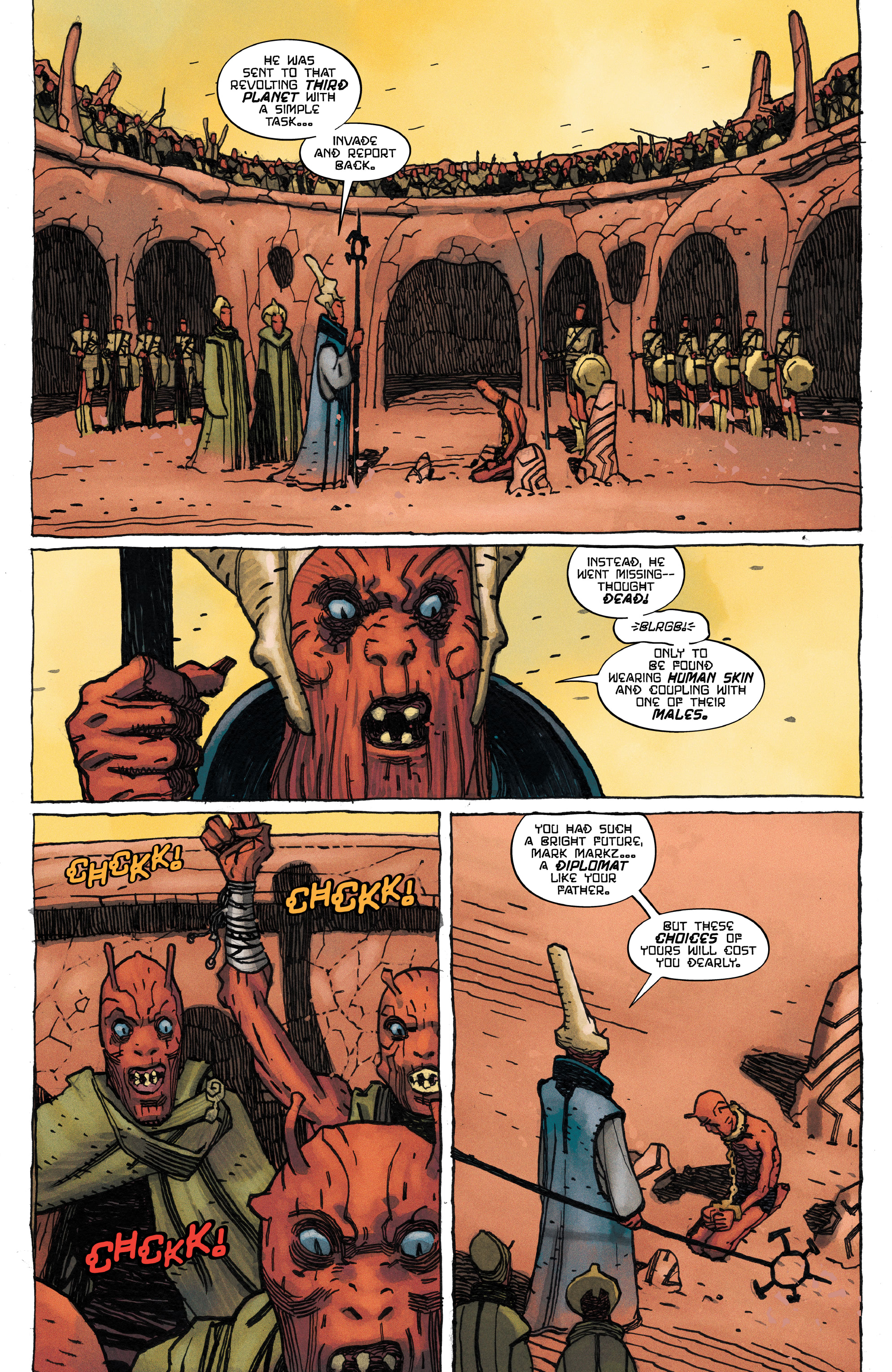 Read online Barbalien: Red Planet comic -  Issue #1 - 4