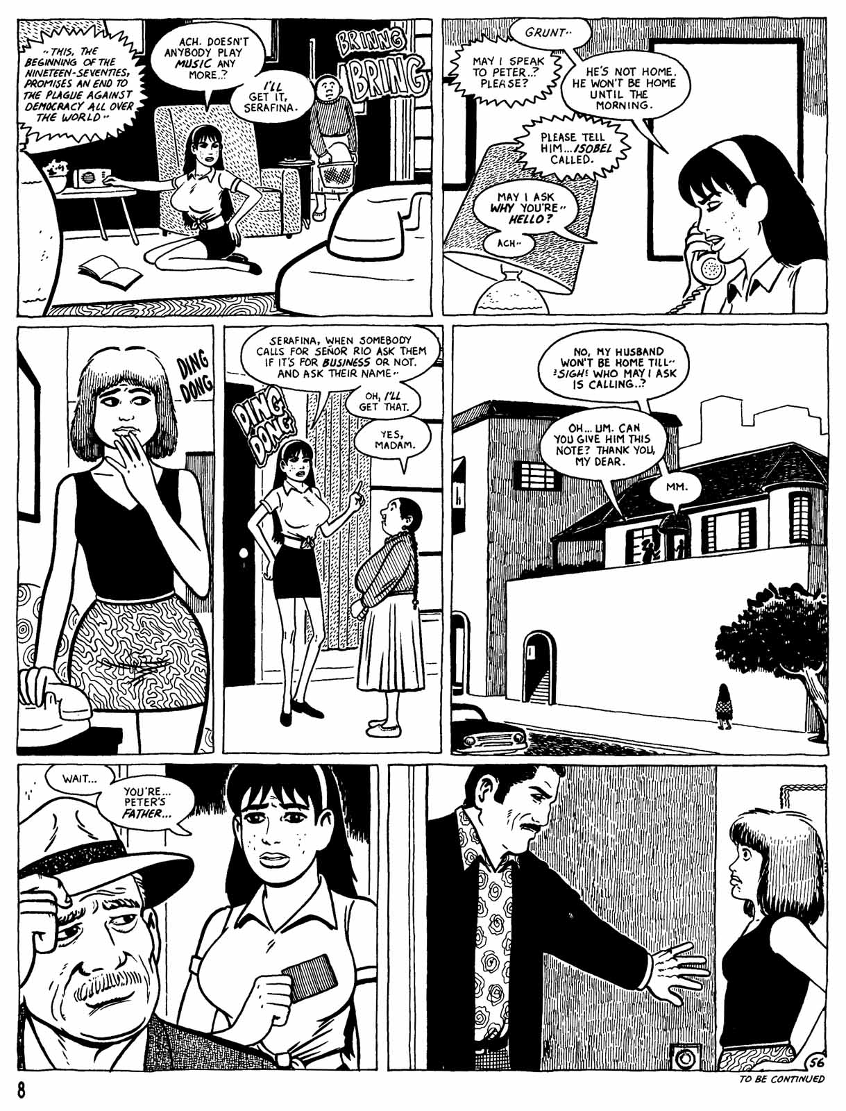 Read online Love and Rockets (1982) comic -  Issue #32 - 10