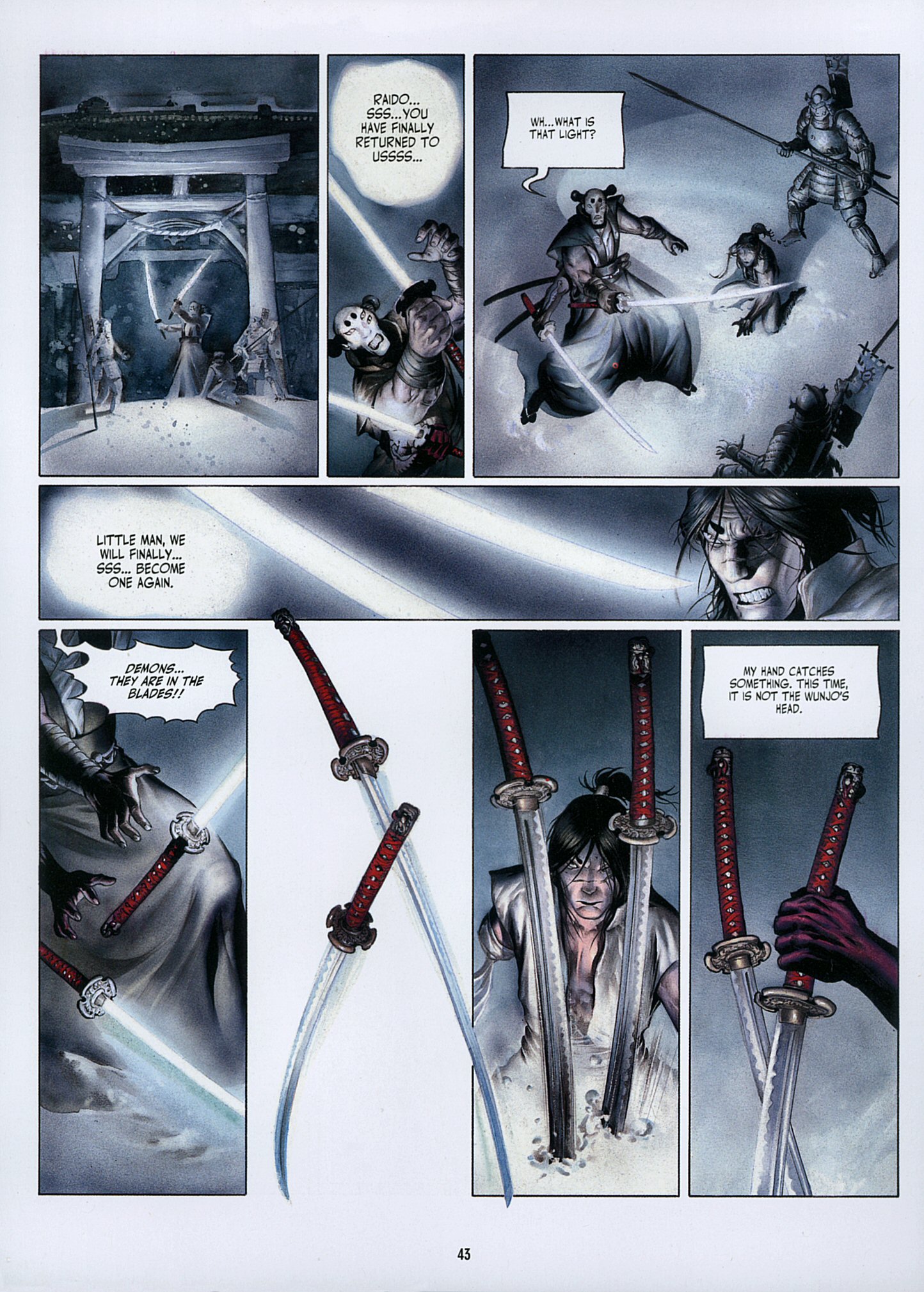Read online Legend of the Scarlet Blades comic -  Issue # TPB - 44