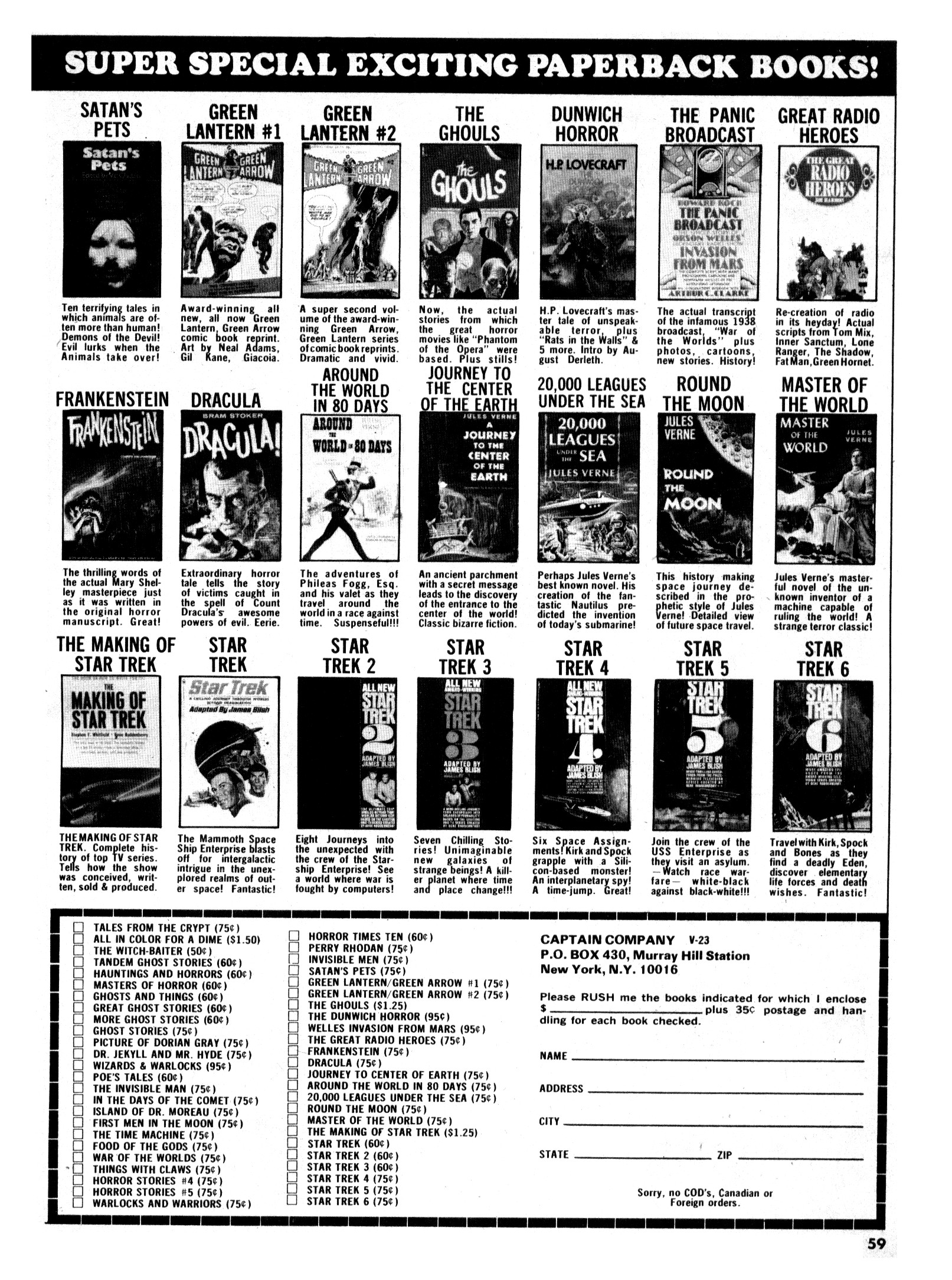 Read online Vampirella (1969) comic -  Issue #23 - 59