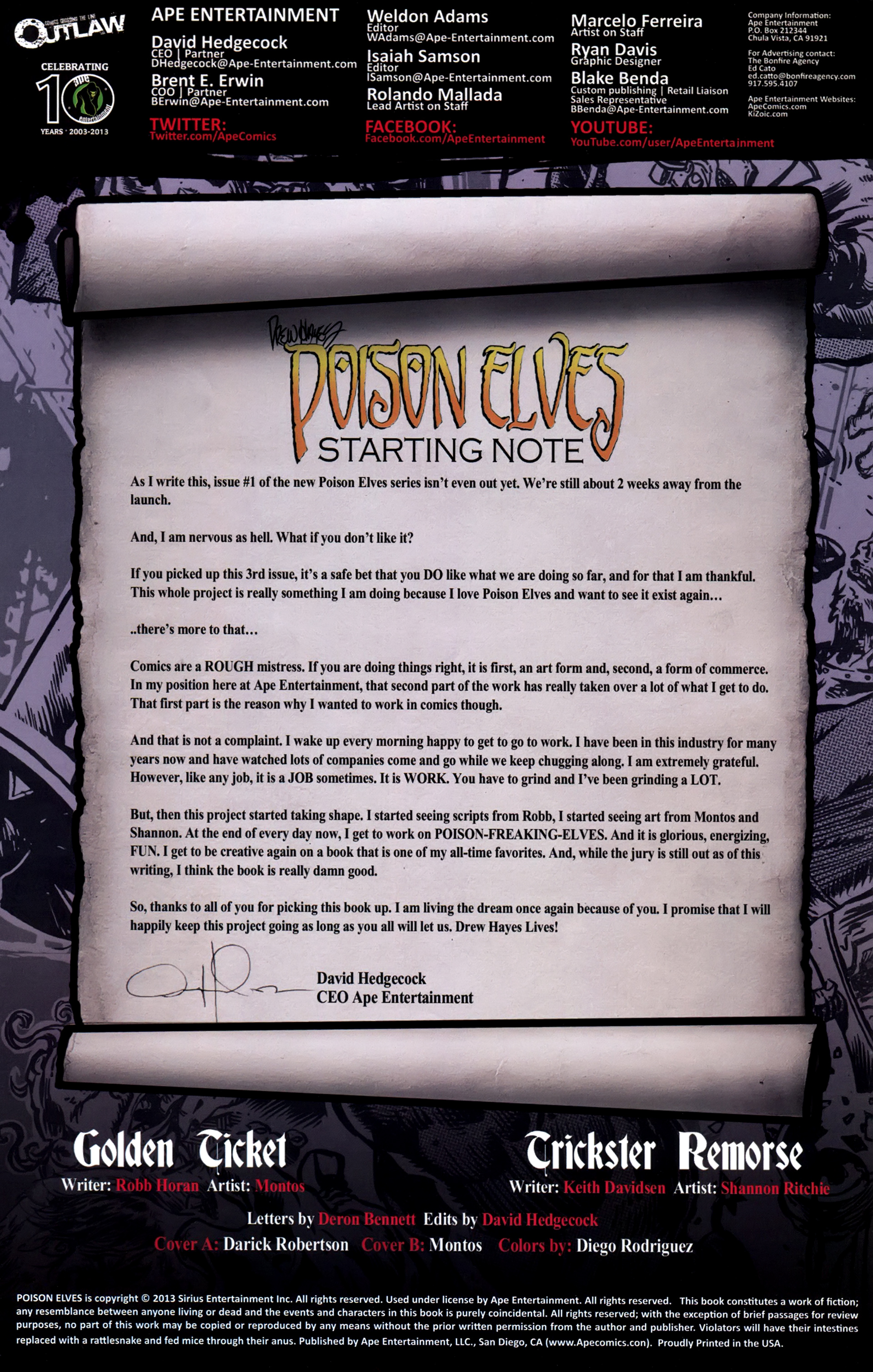 Read online Poison Elves (2013) comic -  Issue #3 - 2