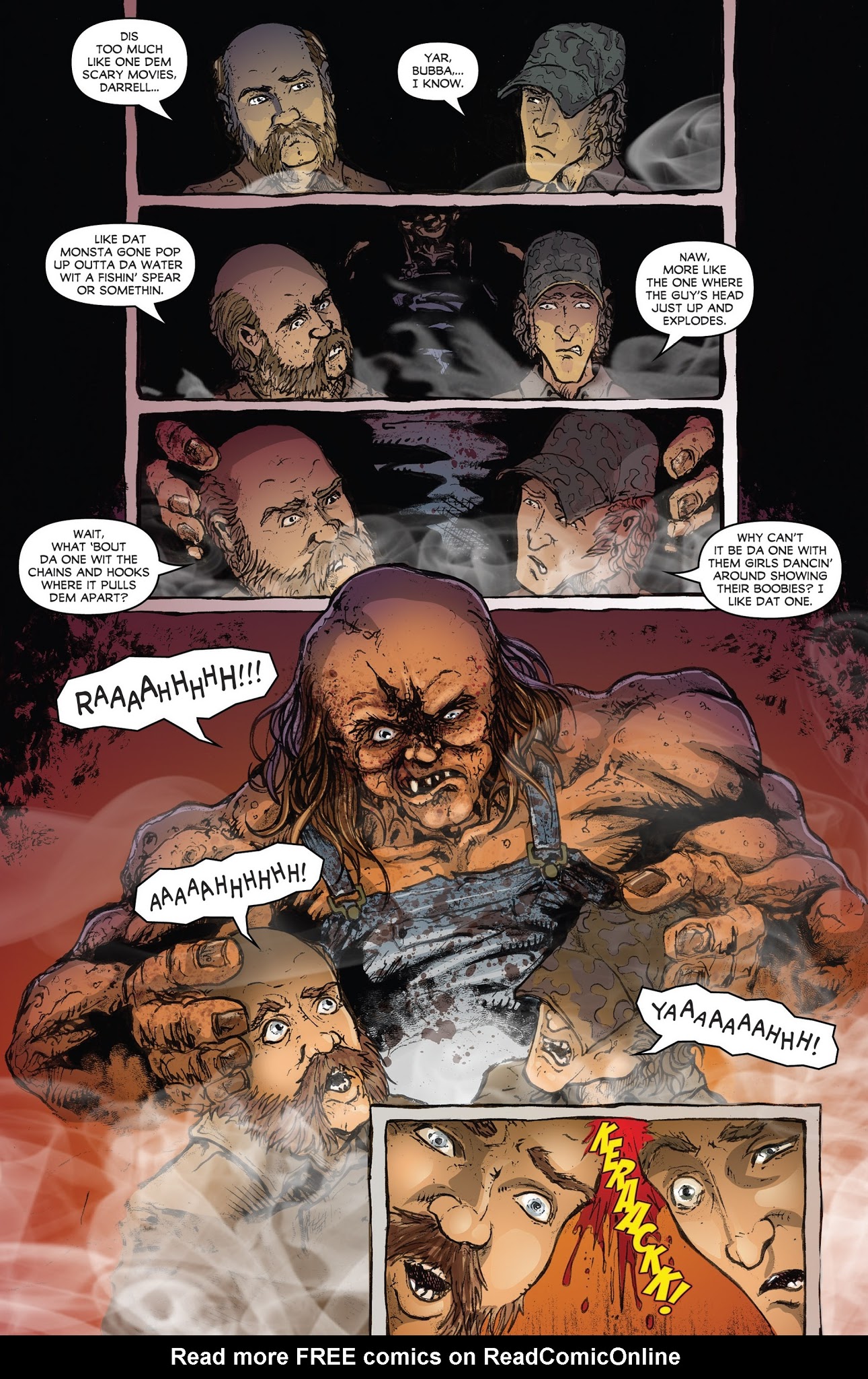 Read online Adam Green's Hatchet comic -  Issue #1 - 8