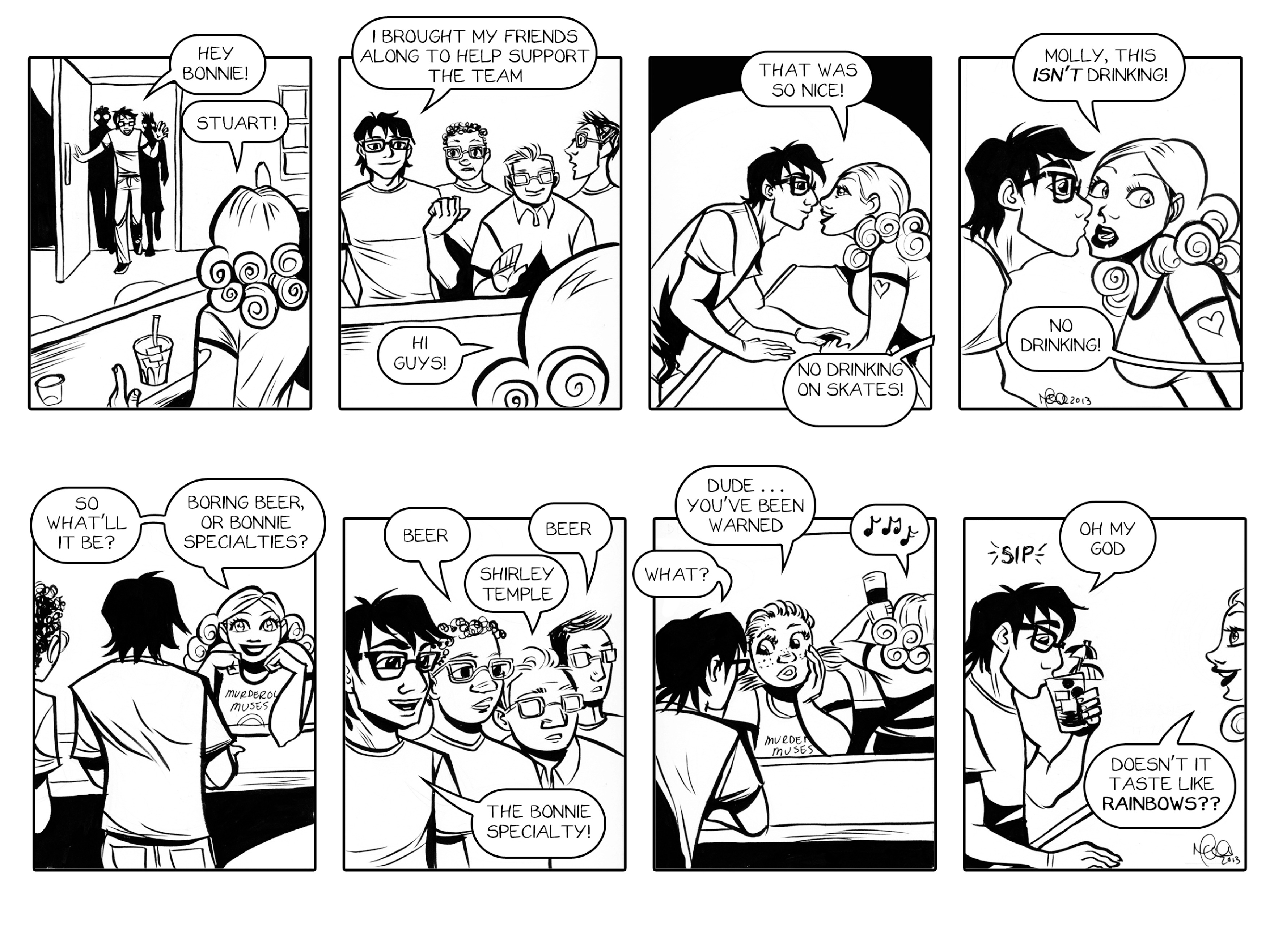 Read online Bonnie N. Collide, Nine to Five comic -  Issue #4 - 9
