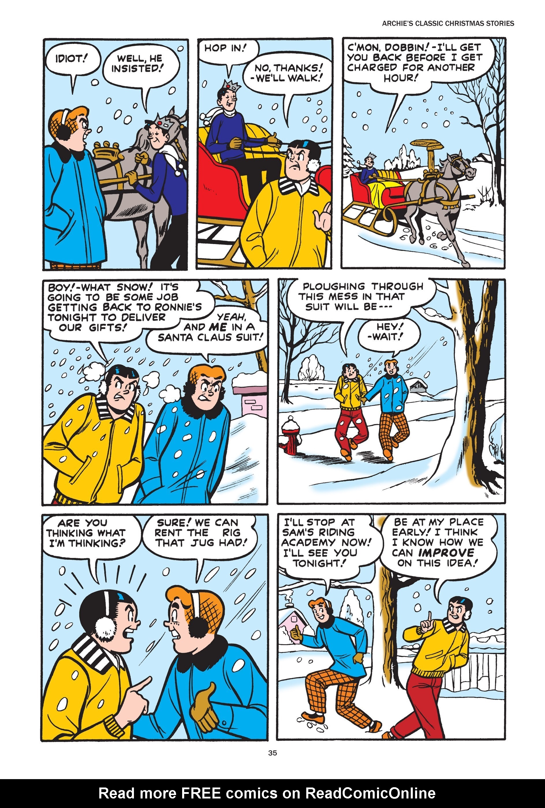 Read online Archie's Classic Christmas Stories comic -  Issue # TPB - 36