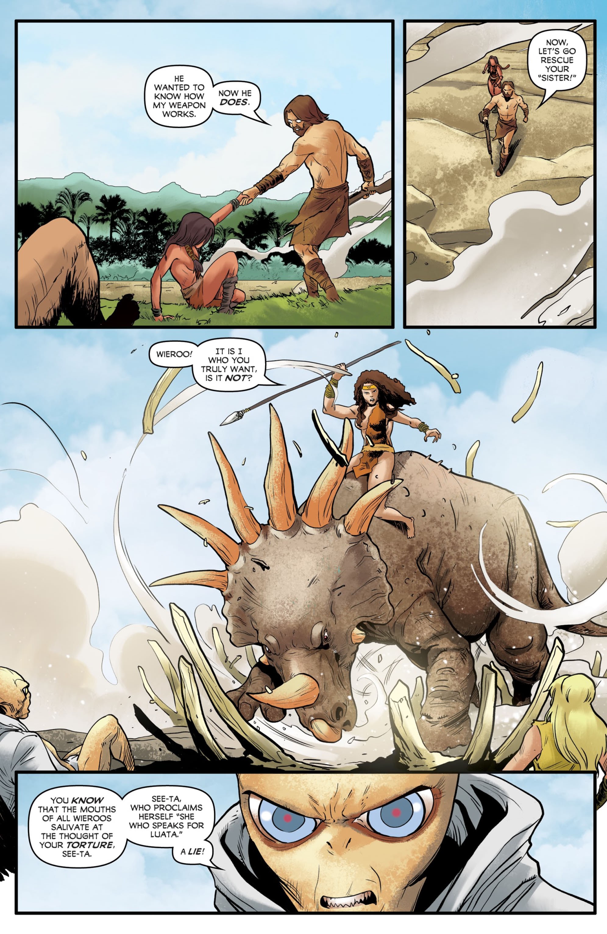 Read online The Land That Time Forgot: Fearless comic -  Issue #3 - 17