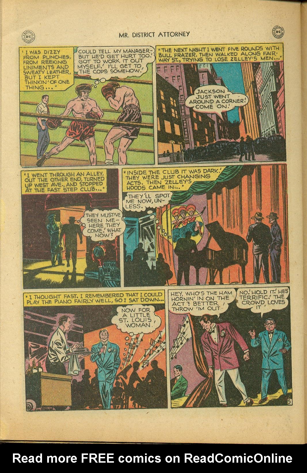 Read online Mr. District Attorney comic -  Issue #3 - 46