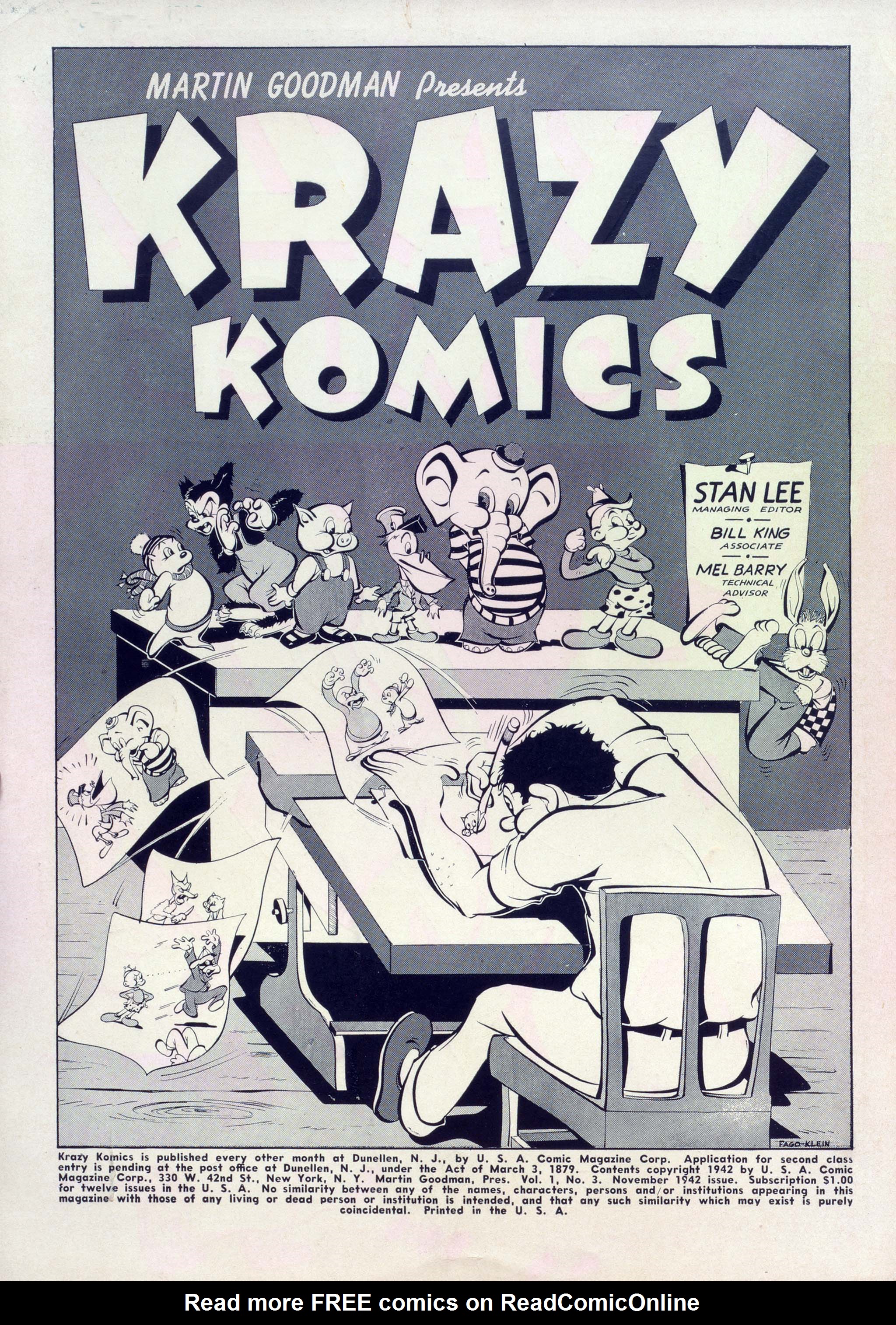 Read online Krazy Komics comic -  Issue #3 - 2