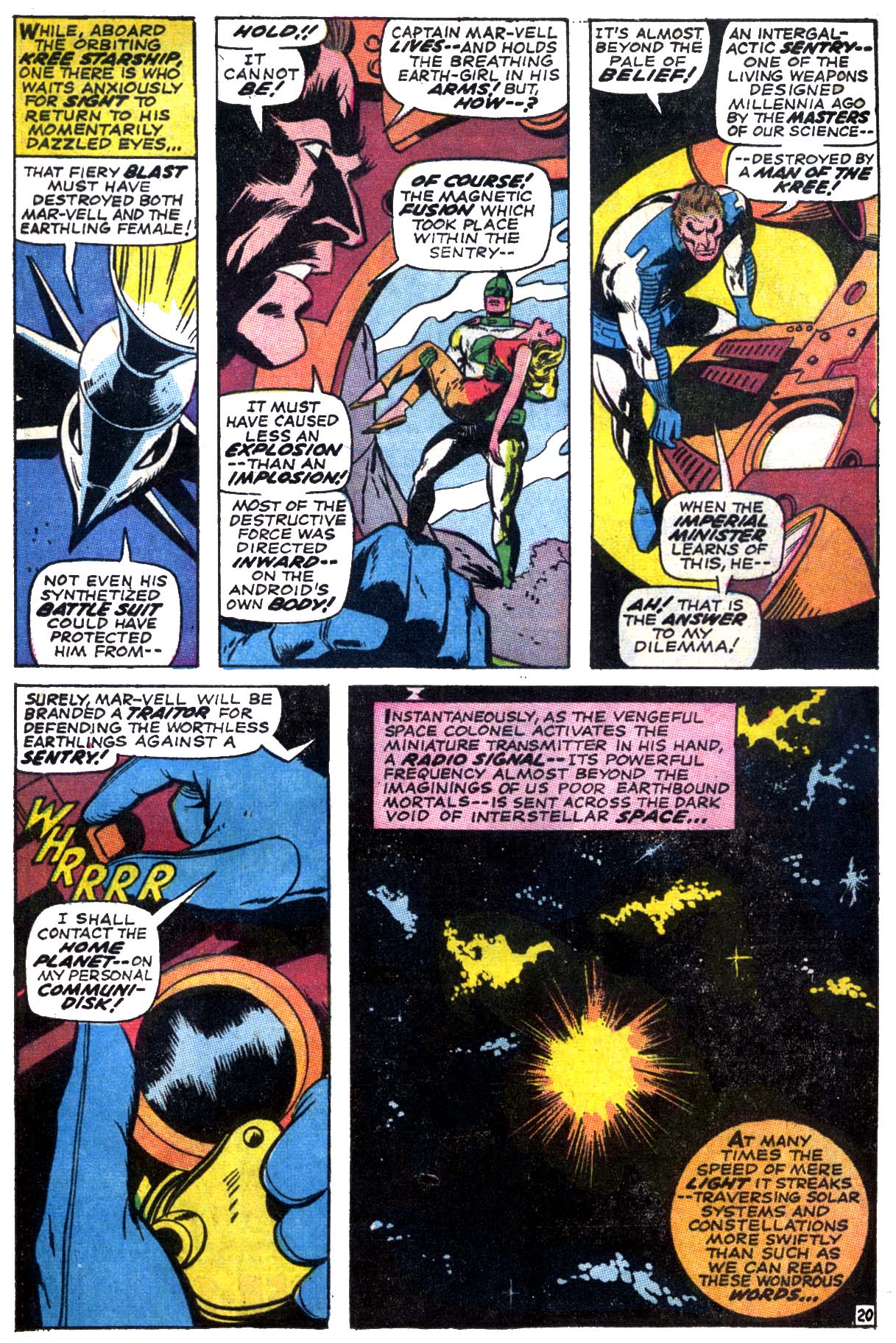 Read online Captain Marvel (1968) comic -  Issue #1 - 21