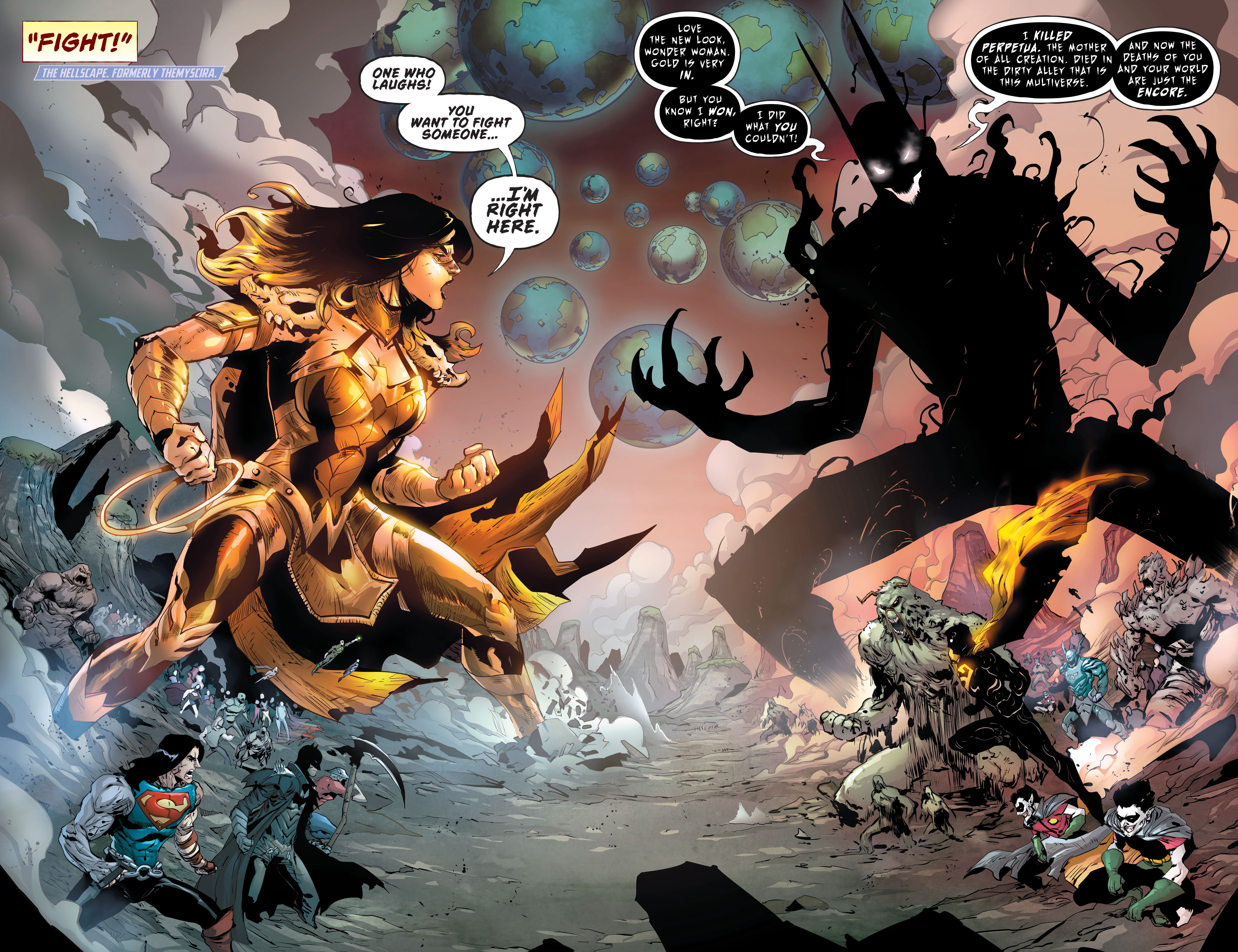 Read online Dark Nights: Death Metal The Last 52: War of the Multiverses comic -  Issue # TPB - 5