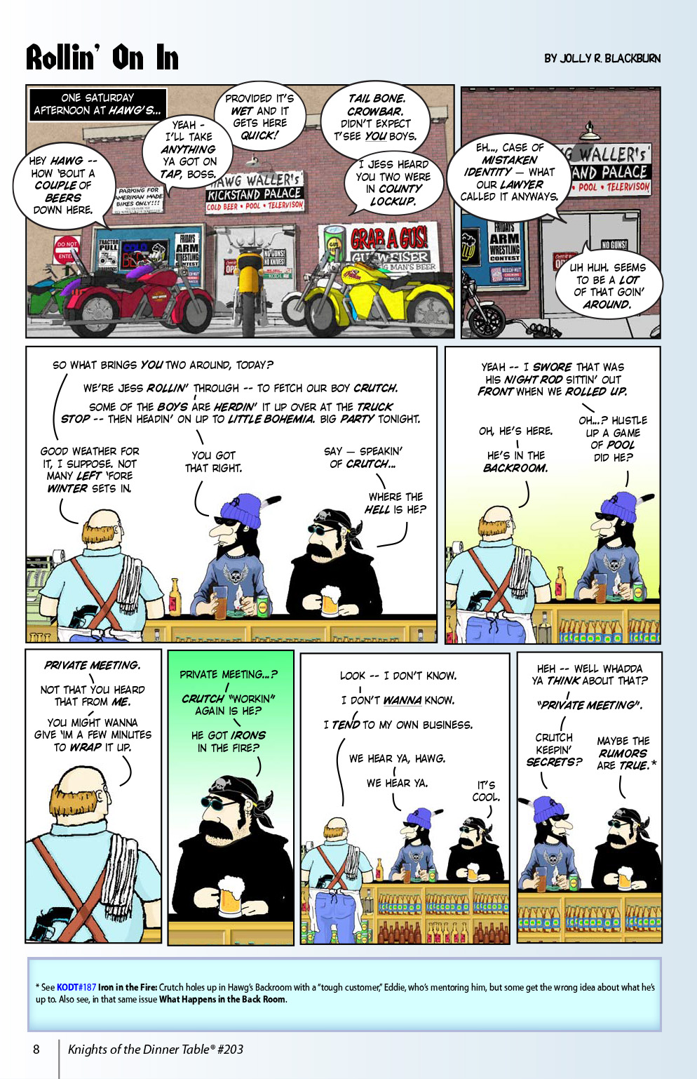 Read online Knights of the Dinner Table comic -  Issue #203 - 10