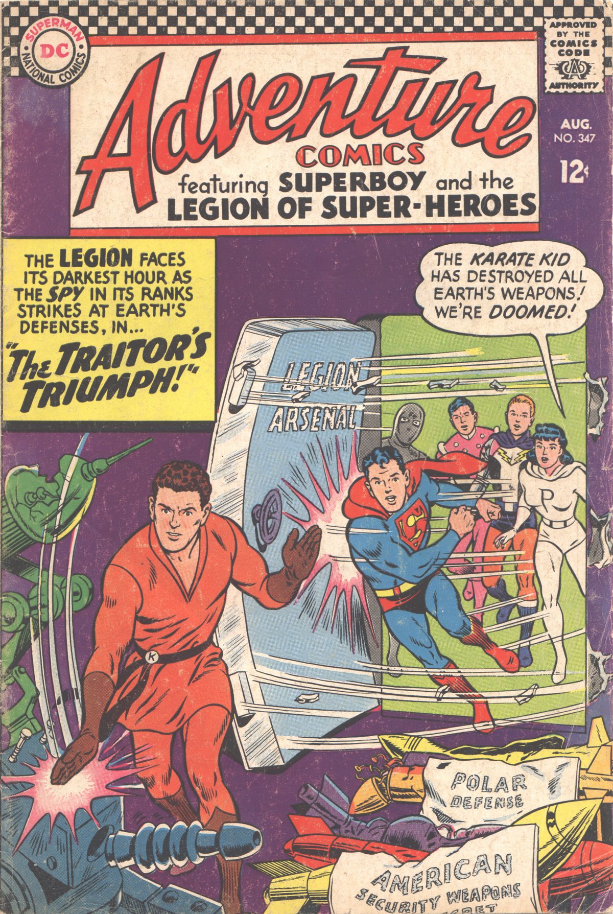 Read online Adventure Comics (1938) comic -  Issue #347 - 1