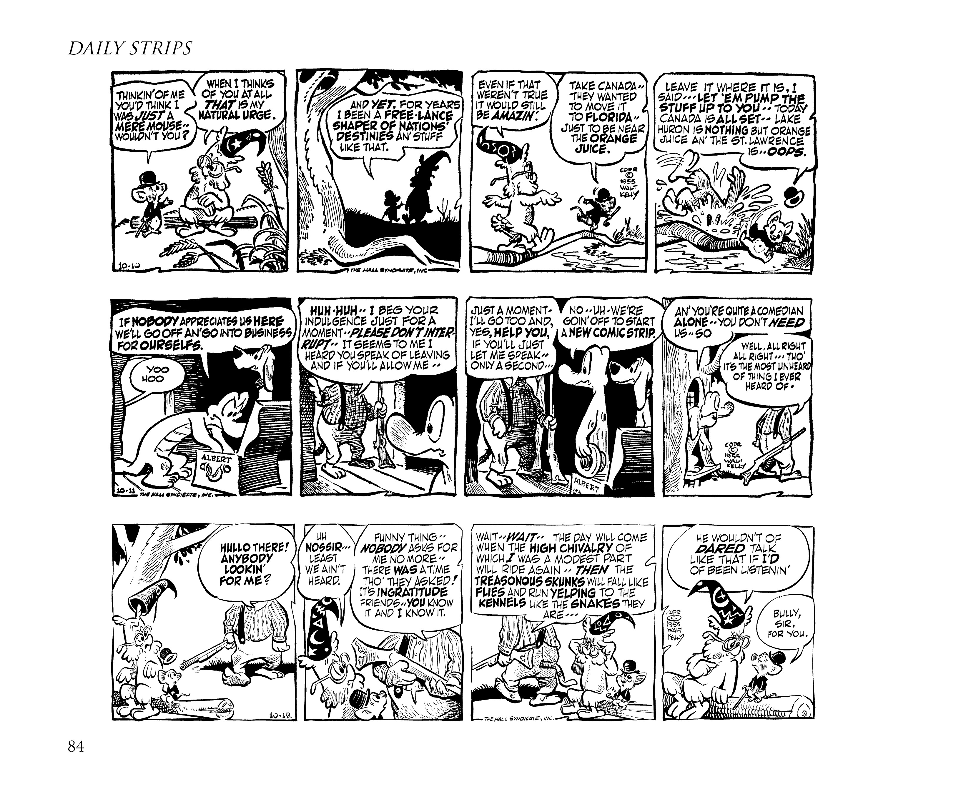 Read online Pogo by Walt Kelly: The Complete Syndicated Comic Strips comic -  Issue # TPB 4 (Part 1) - 96