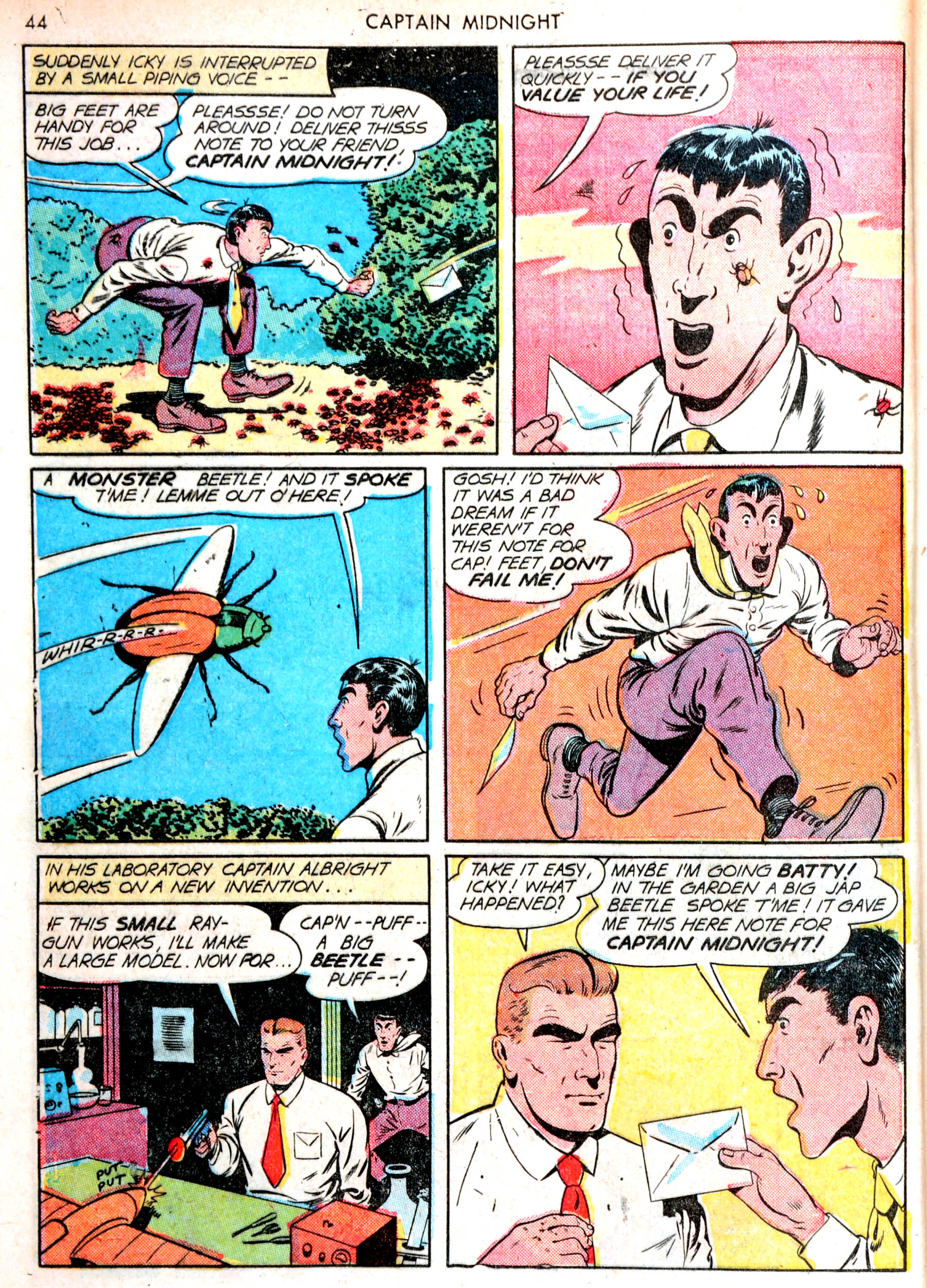 Read online Captain Midnight (1942) comic -  Issue #13 - 43
