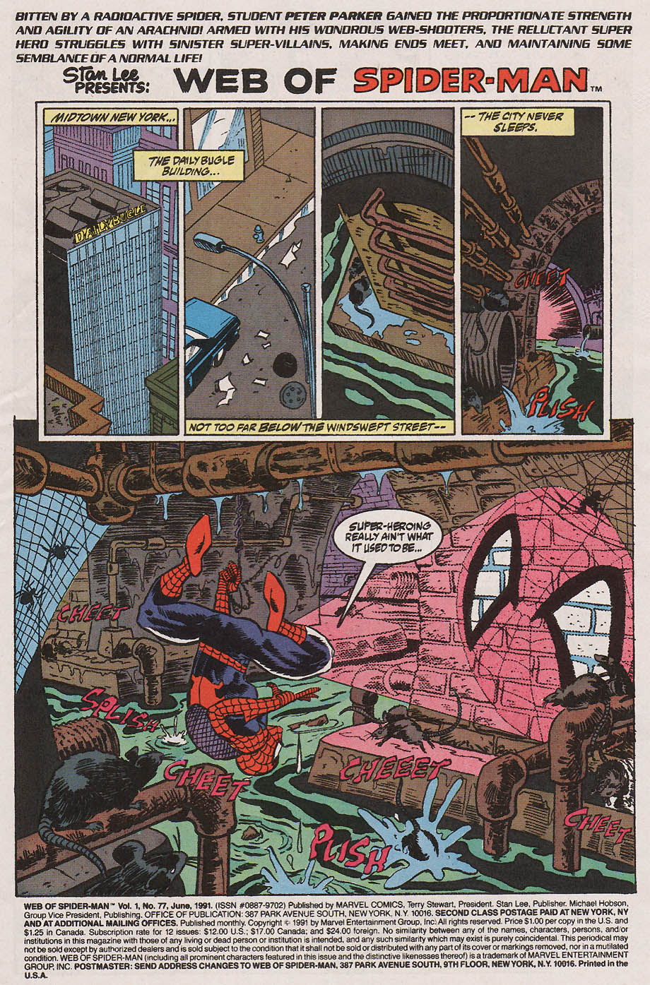 Read online Web of Spider-Man (1985) comic -  Issue #77 - 2